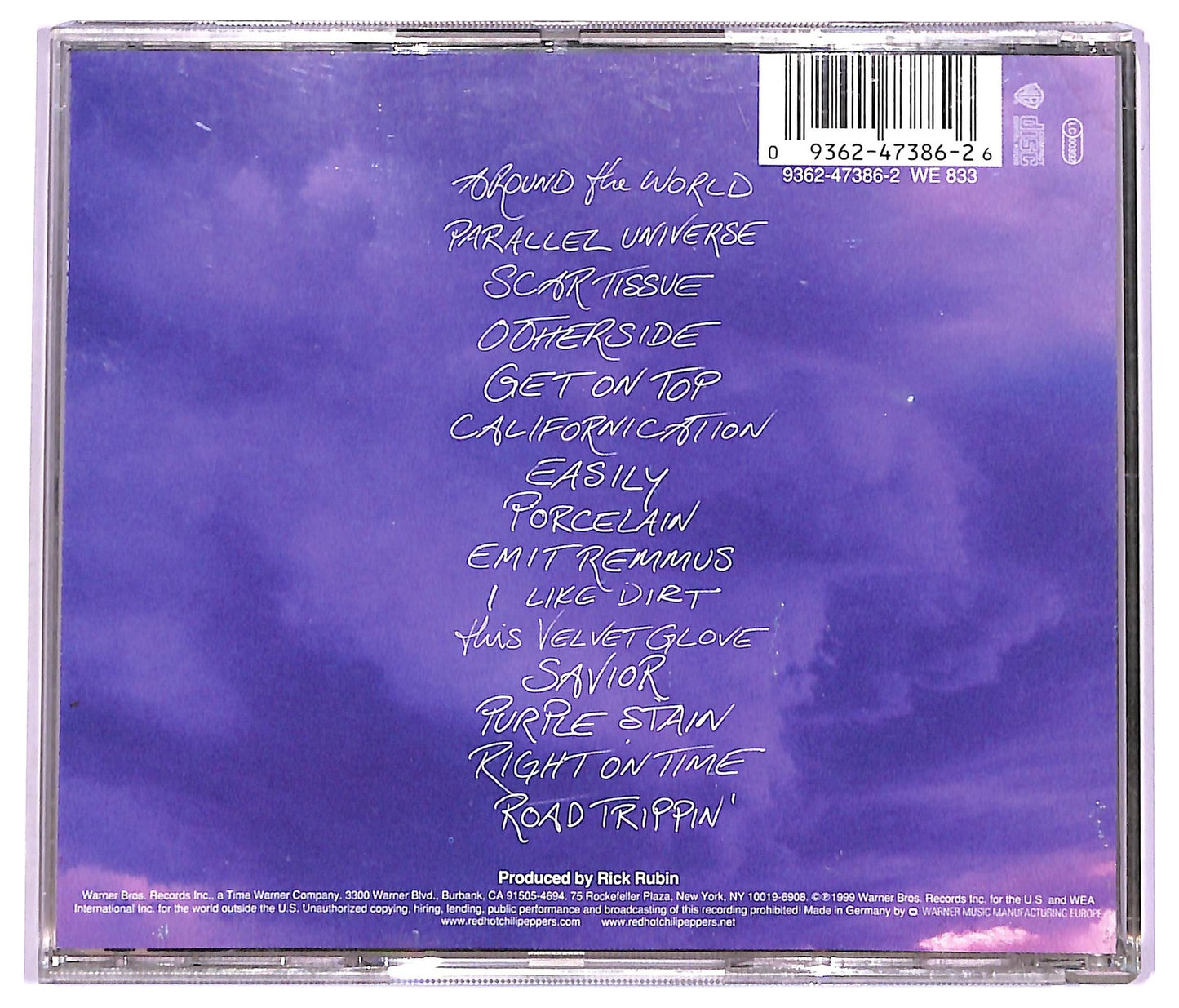 EBOND Red Hot Chili Peppers - Californication CD CD074408