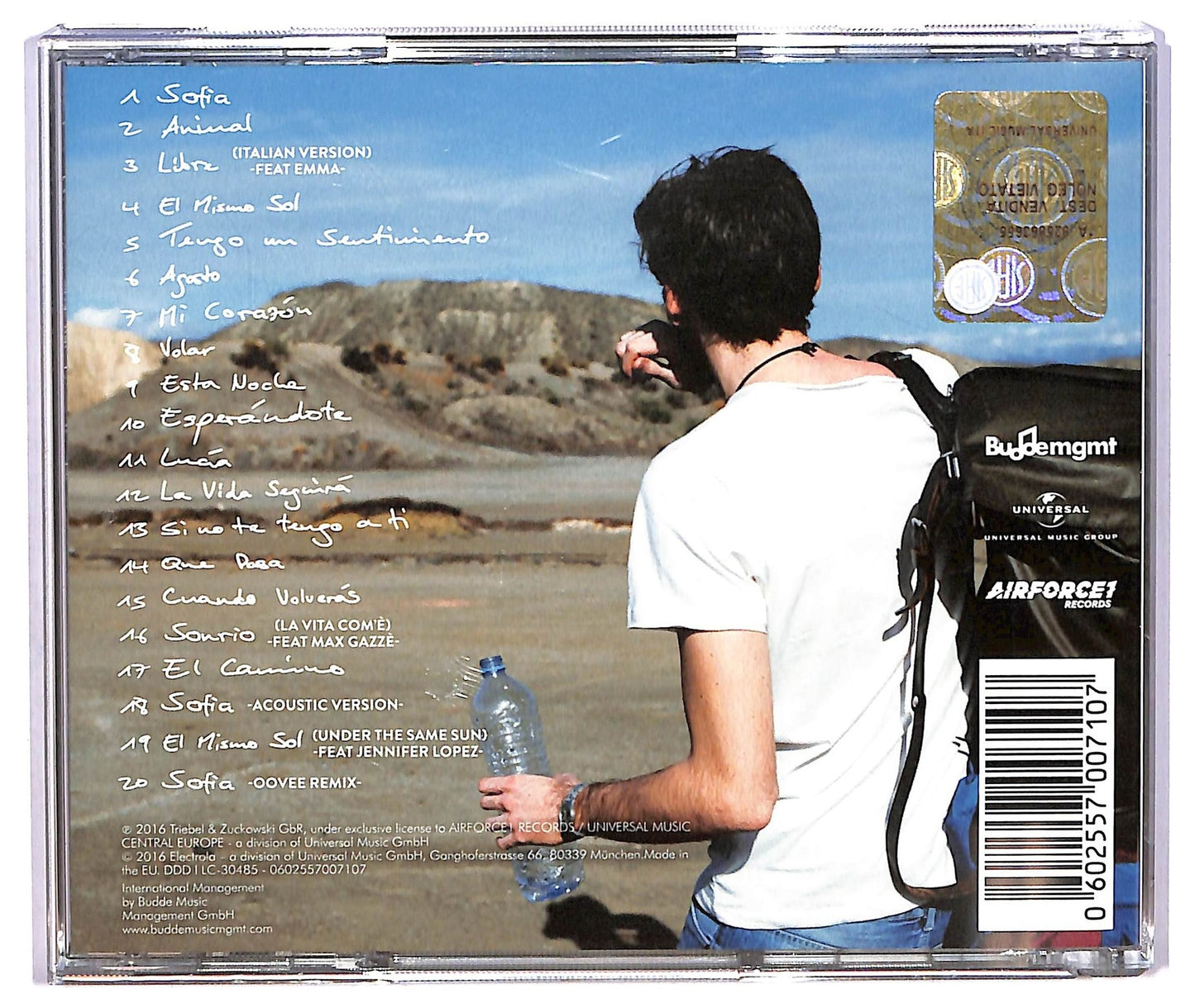 EBOND Alvaro Soler - Eterno Agosto Italian Edition CD CD075403