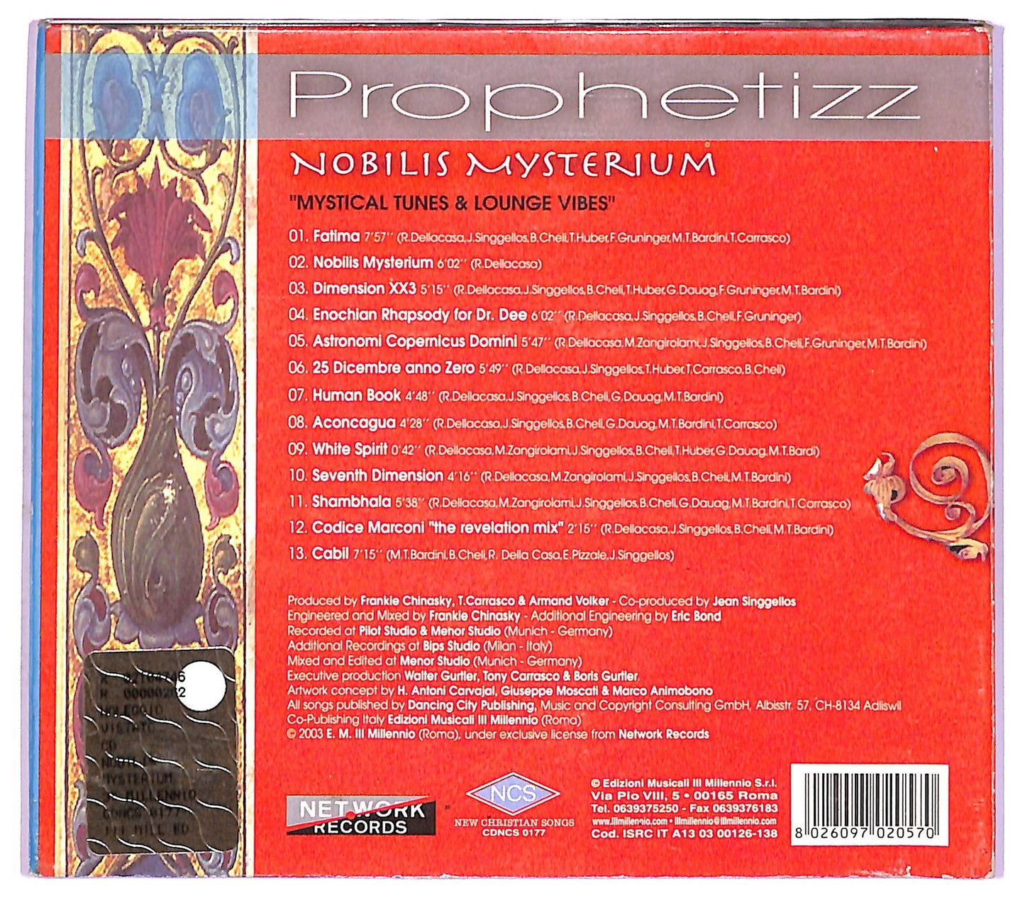 EBOND Prophetizz - Nobilis Mysterium CD CD075925