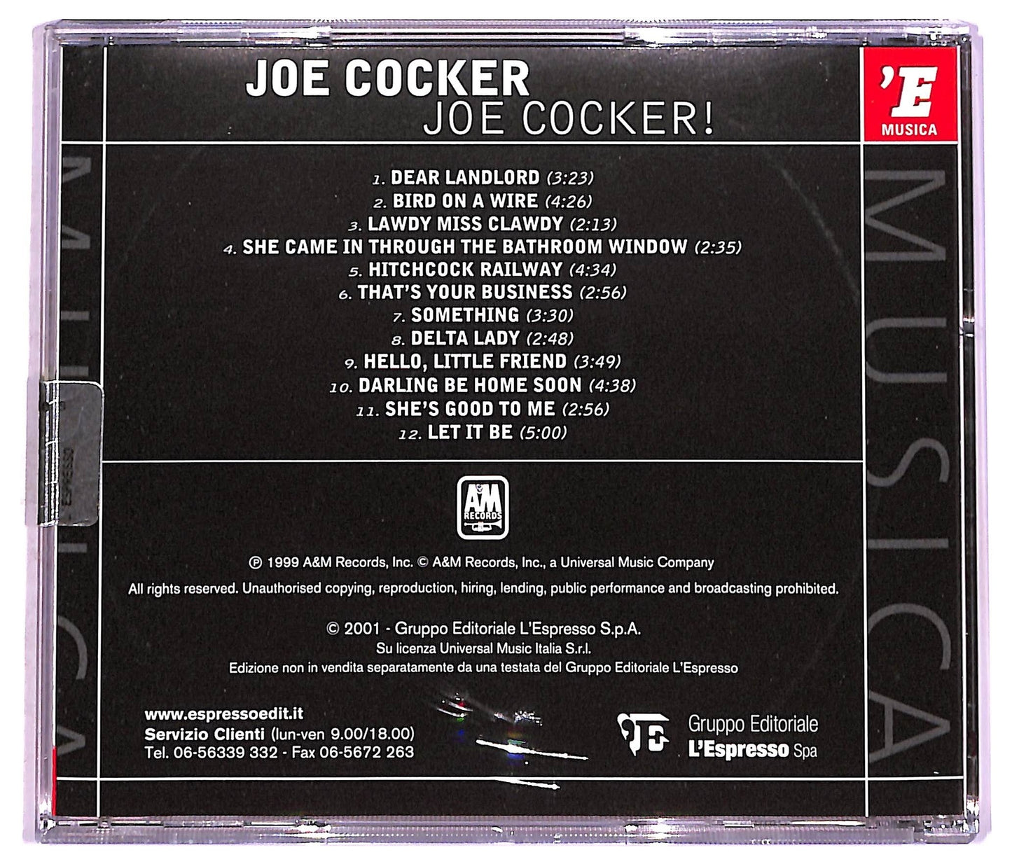 EBOND Joe Cocker - Joe Cocker! EDITORIALE CD CD076063
