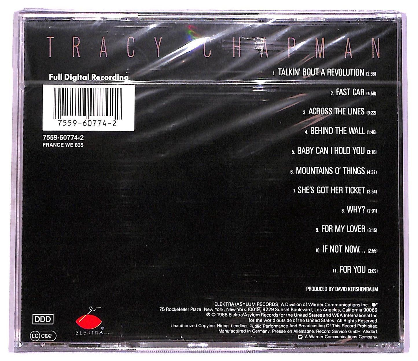 EBOND Tracy Chapman - Tracy Chapman CD CD076150