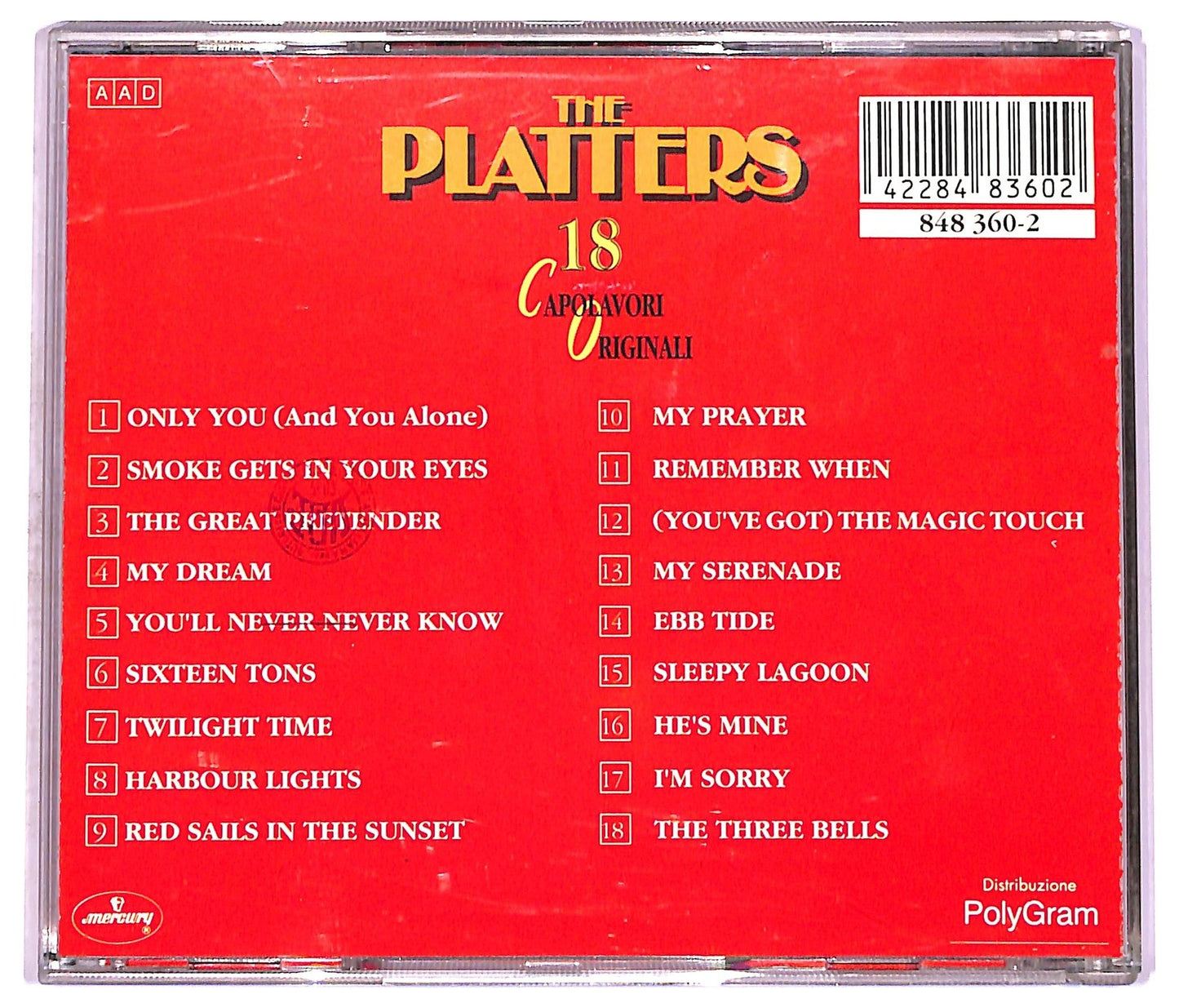 EBOND The Platters - 18 Capolavori Originali CD CD077322