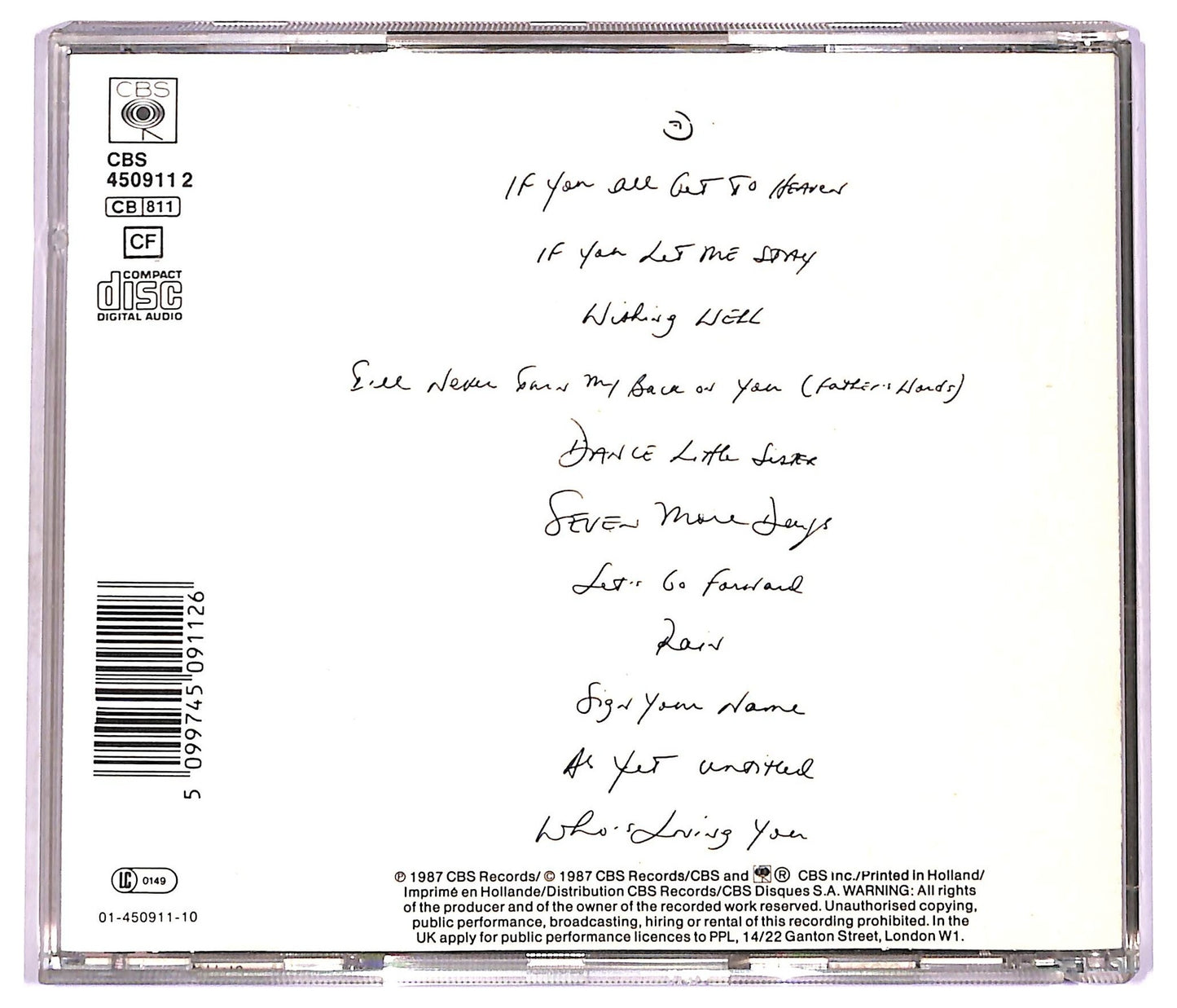 EBOND Introducing The Hardline According To Terence Trent D'Arby CD CD077563