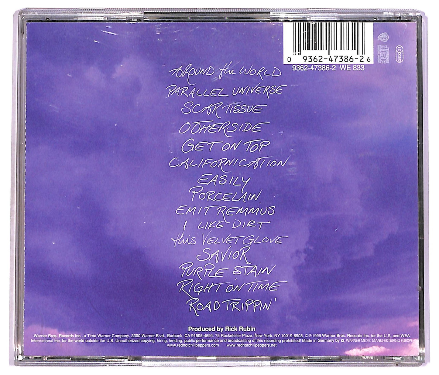 EBOND Red Hot Chili Peppers - Californication CD CD077645