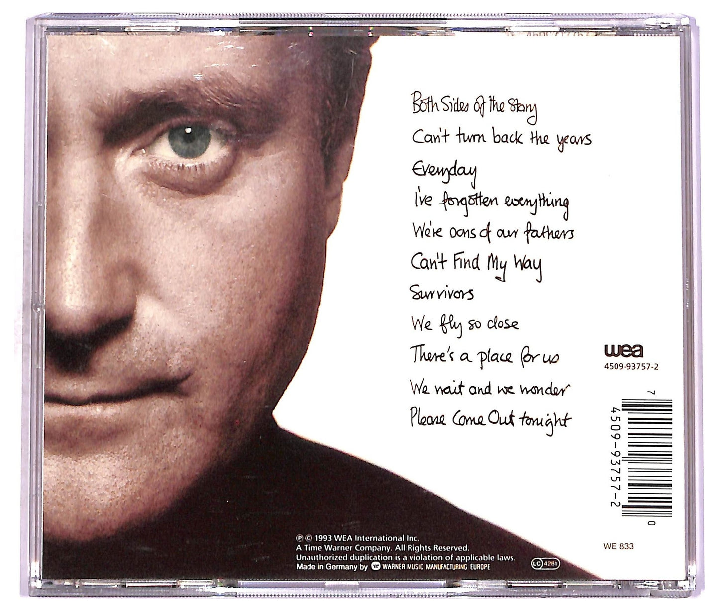 EBOND Phil Collins - Both Sides CD CD077949