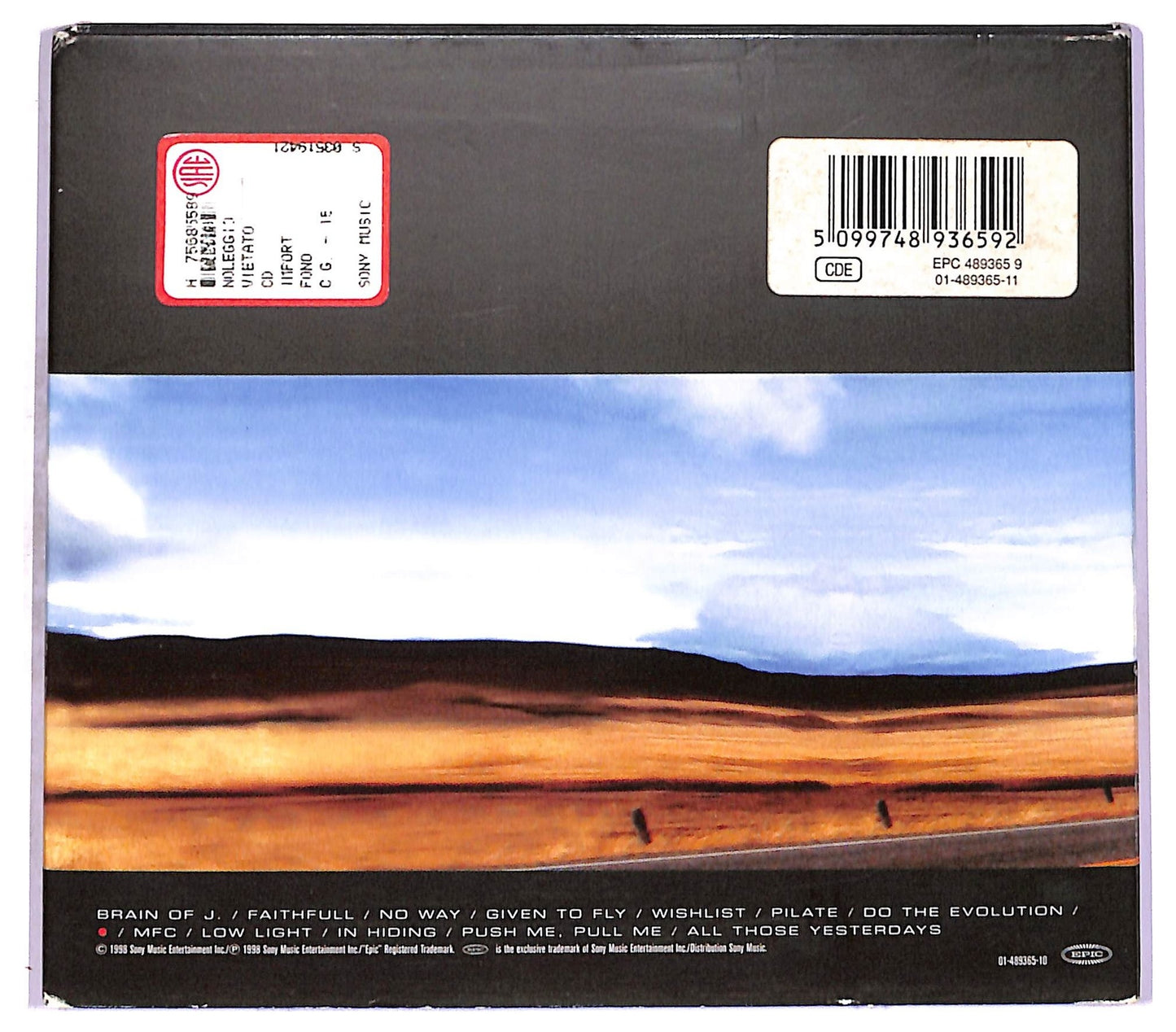 EBOND Pearl Jam - Yield CD CD078158