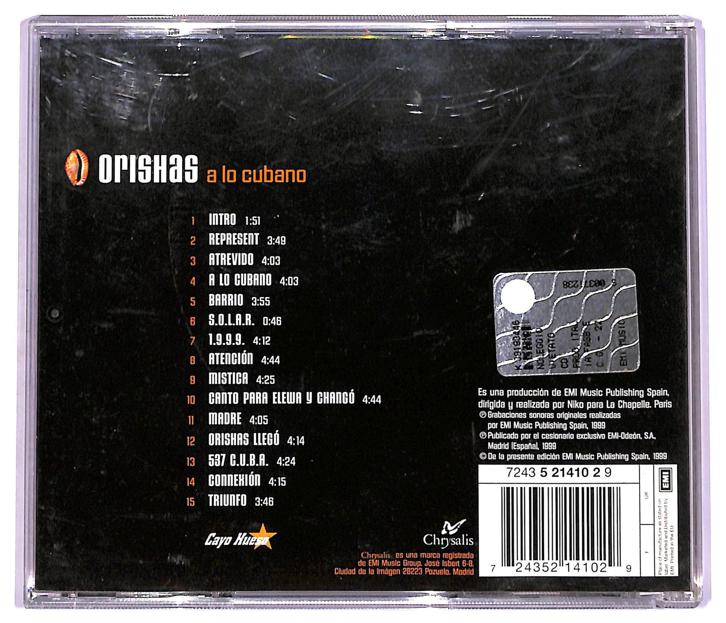EBOND Orishas - A Lo Cubano CD CD078258