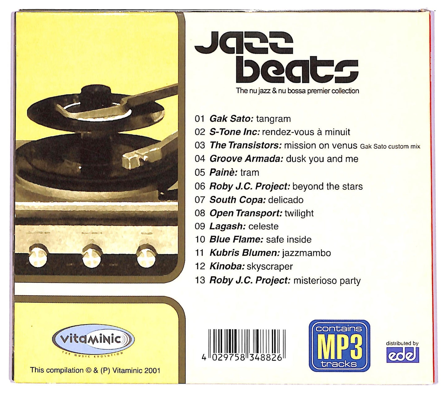 EBOND Various - Jazz Beats, The Nu Jazz & Nu Bossa Collection - Vitaminic - 0134882VIT - Italy CD CD078332