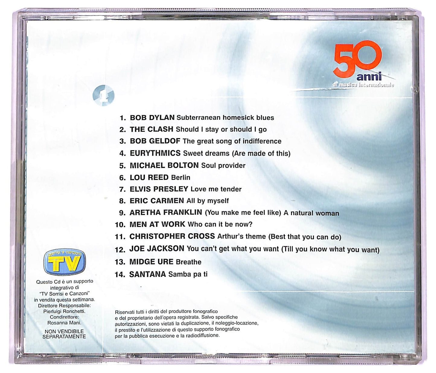 EBOND Various - 50 Anni Di Musica Internazionale EDITORIALE CD CD078702