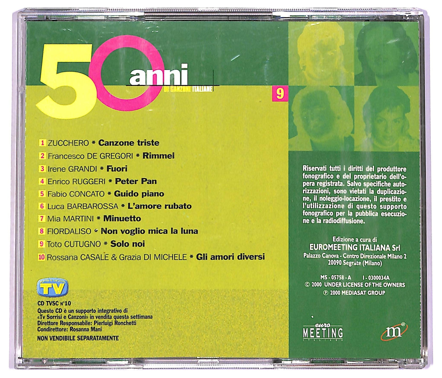 EBOND Various - 50 Anni Di Canzoni Italiane 9 EDITORIALE CD CD078856