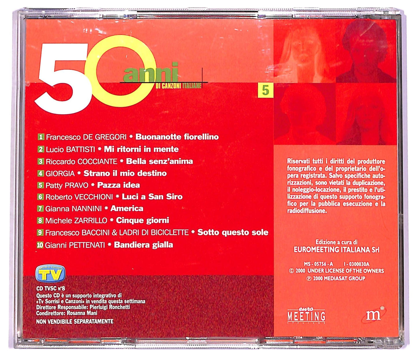 EBOND Various - 50 Anni Di Canzoni Italiane 5 EDITORIALE CD CD078860