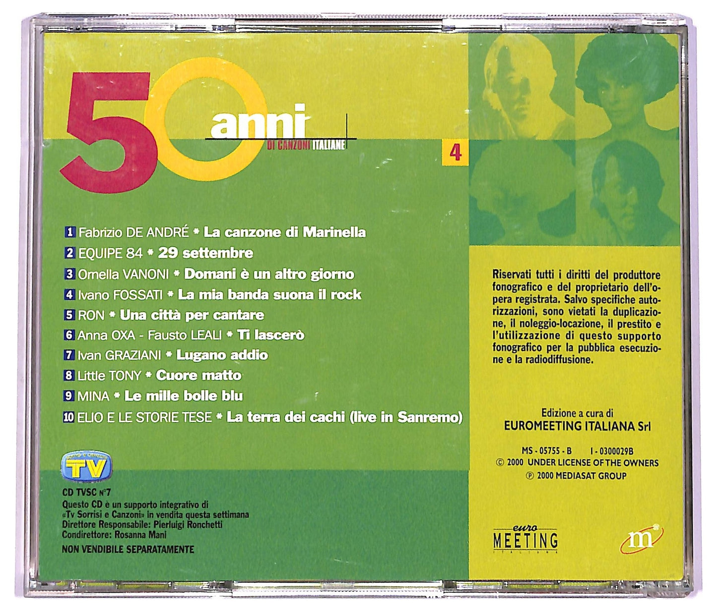 EBOND Various - 50 Anni Di Canzoni Italiane 4 CD CD078863