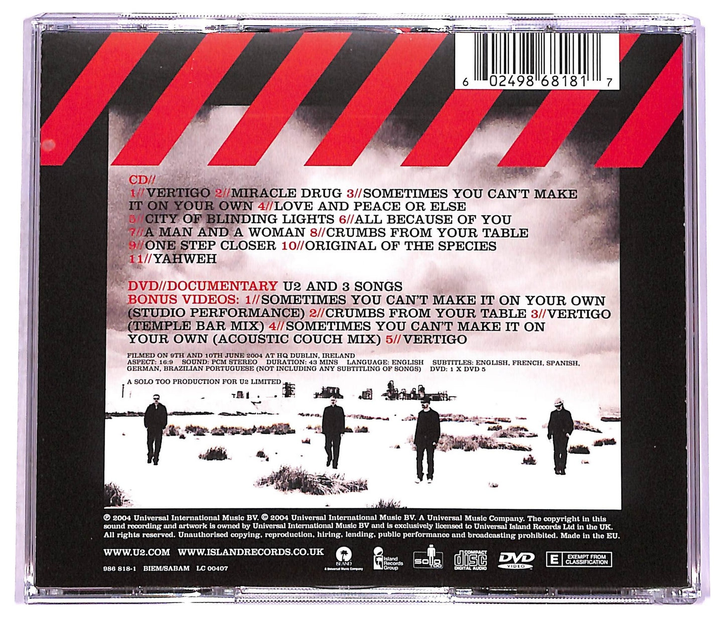 EBOND U2 - How To Dismantle An Atomic Bomb+ DVD CD CD079119
