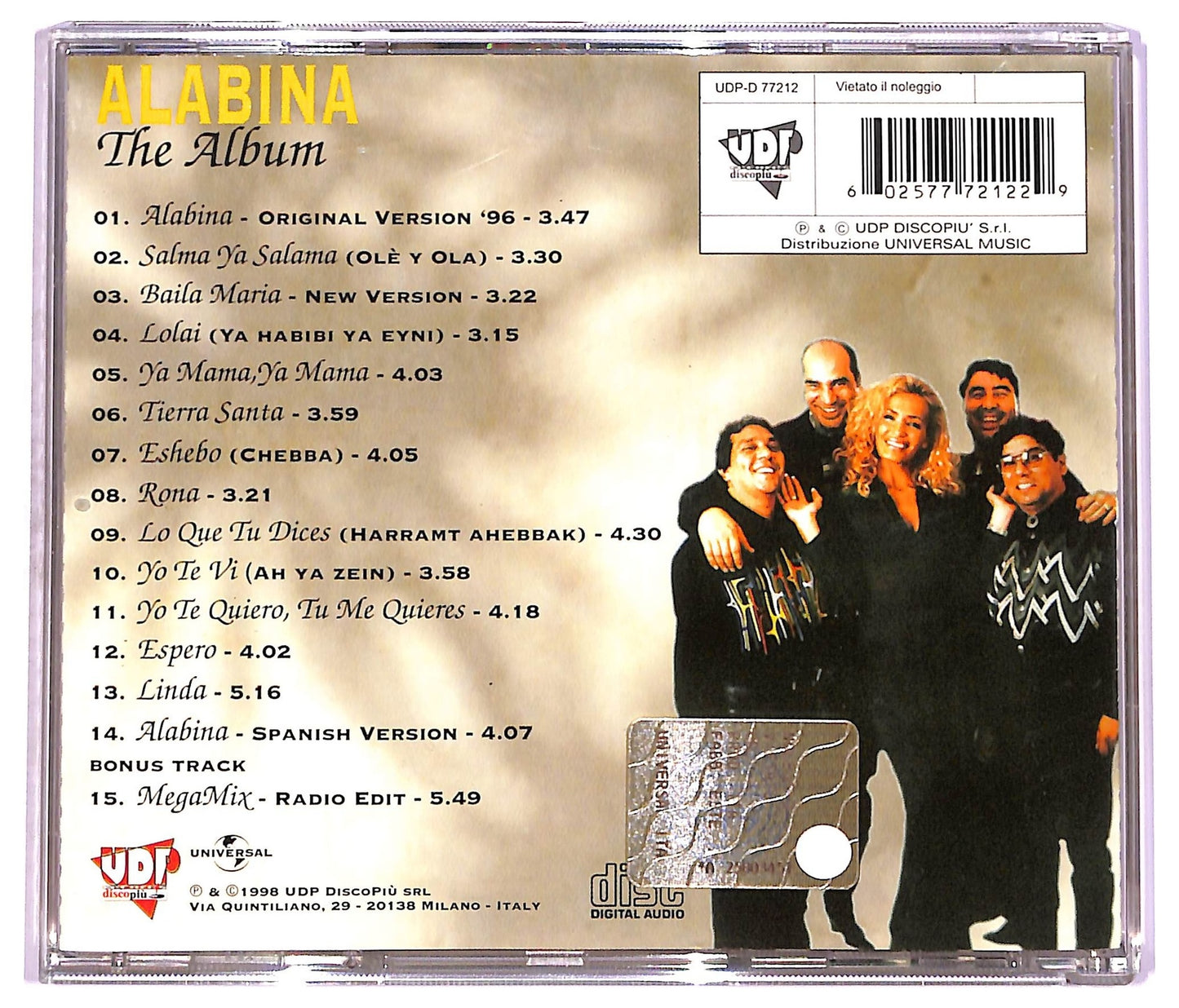 EBOND Alabina - The Album CD CD079352