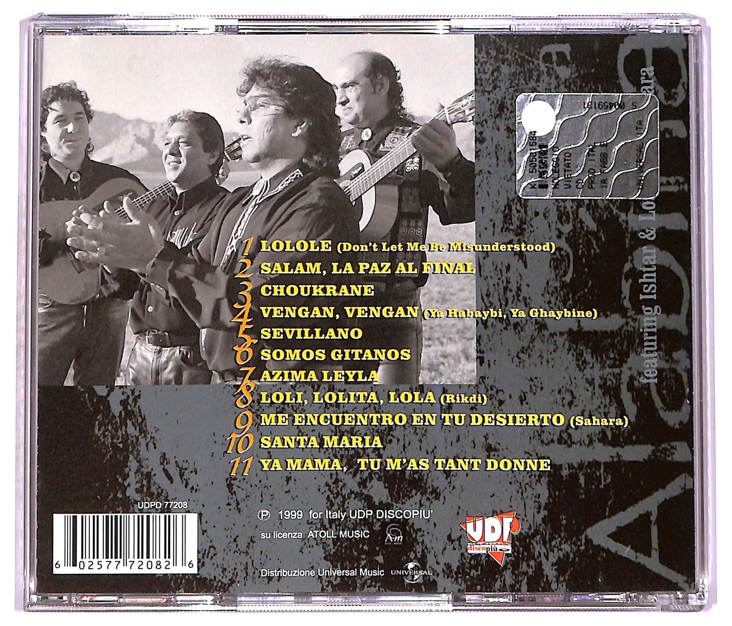 EBOND Alabina Featuring Ishtar, Los Ninos De Sara - Sahara CD CD079353