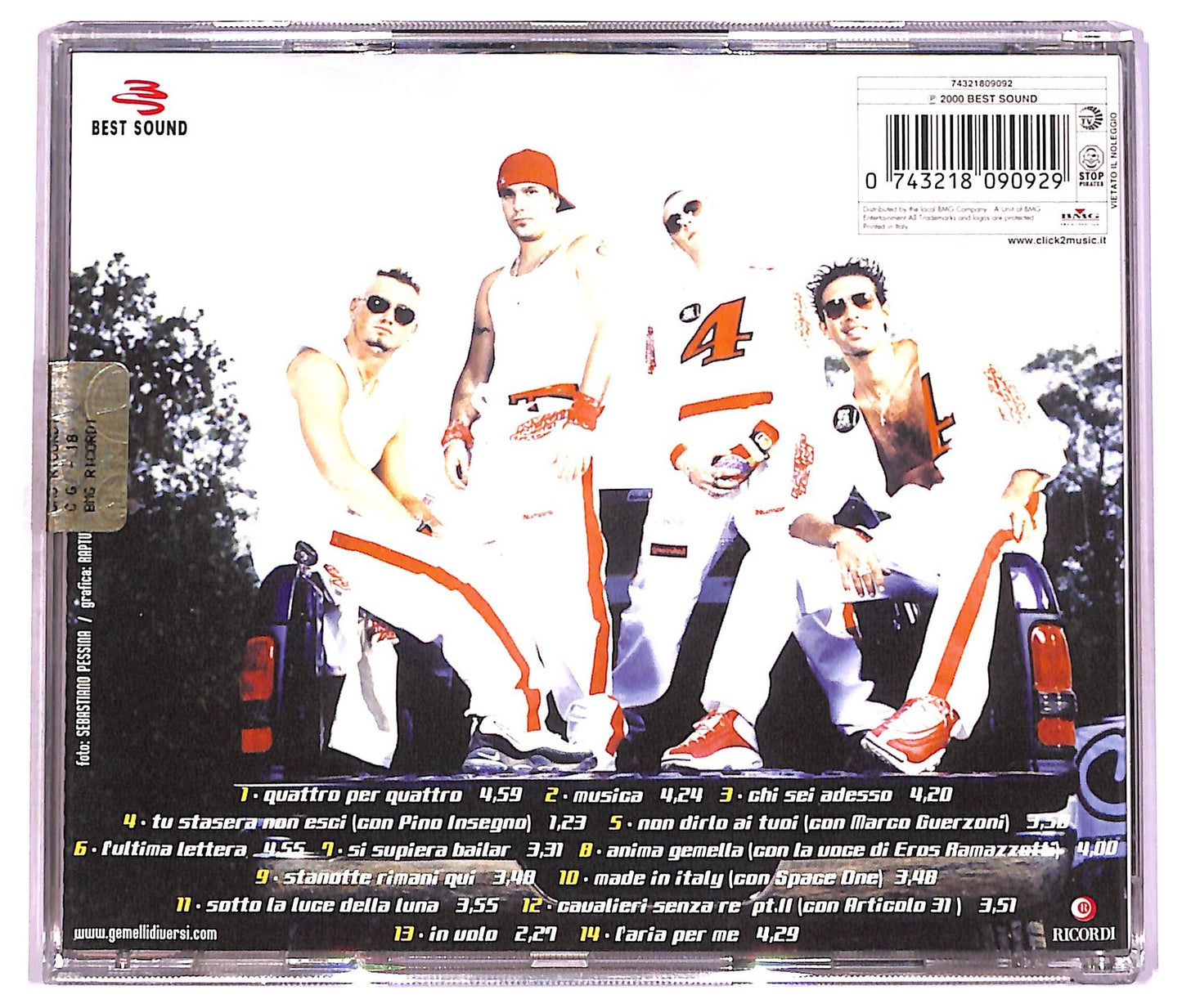 EBOND Gemelli DiVersi - 4x4 CD CD079758