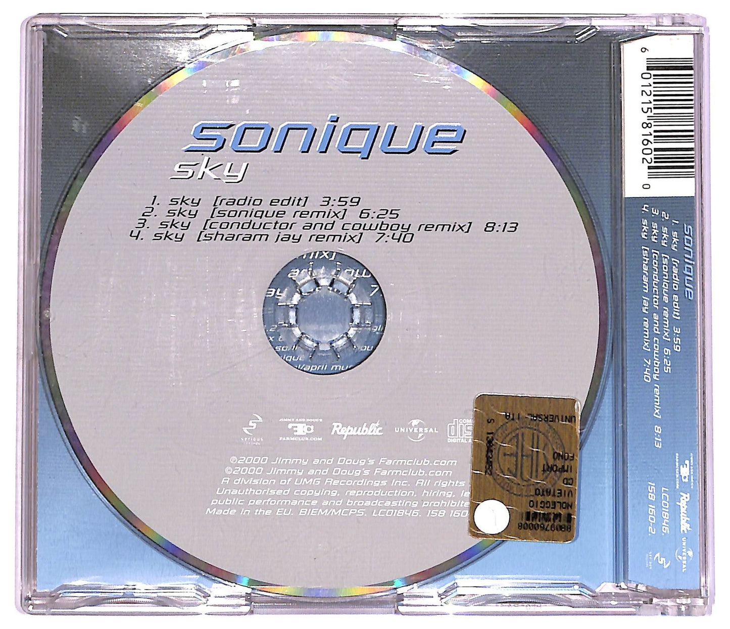 EBOND Sonique - Sky CD CD080160
