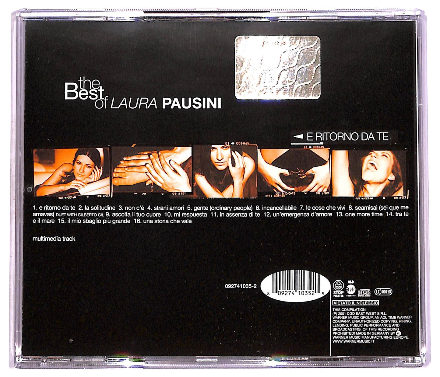 EBOND Laura Pausini - The Best Of Laura Pausini - E Ritorno Da Te CD CD080233