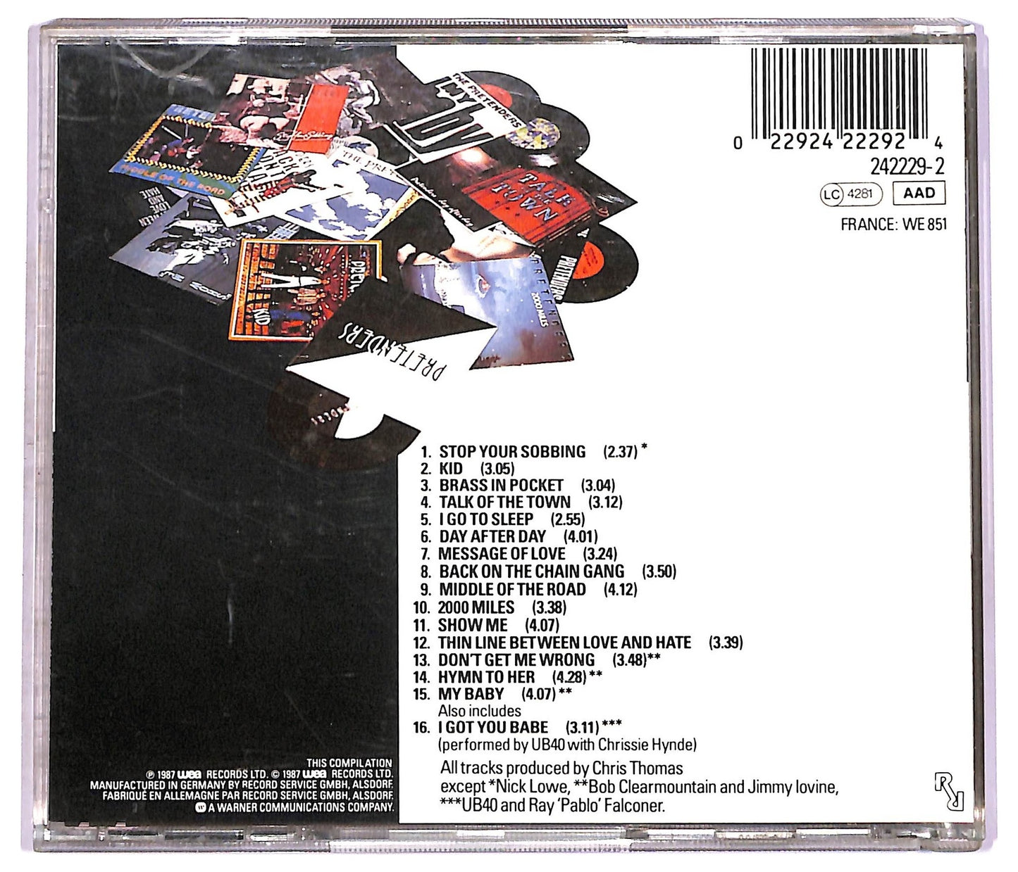 EBOND Pretenders - The Singles CD CD080314