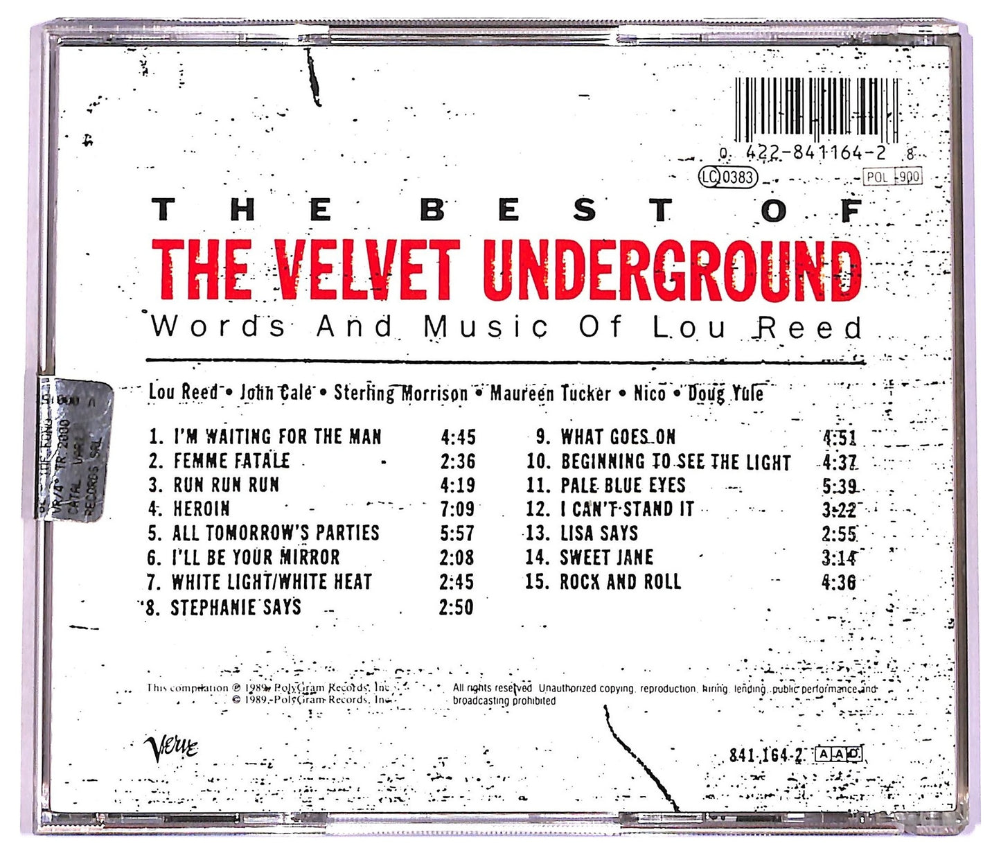 EBOND The Best Of The Velvet Underground - Words And Music Of LouReed CD CD080827