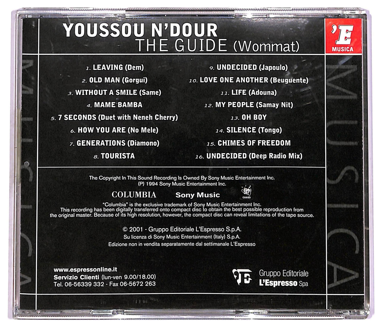 EBOND Youssou N'dour - The Guide (wommat) Editoriale CD CD081013