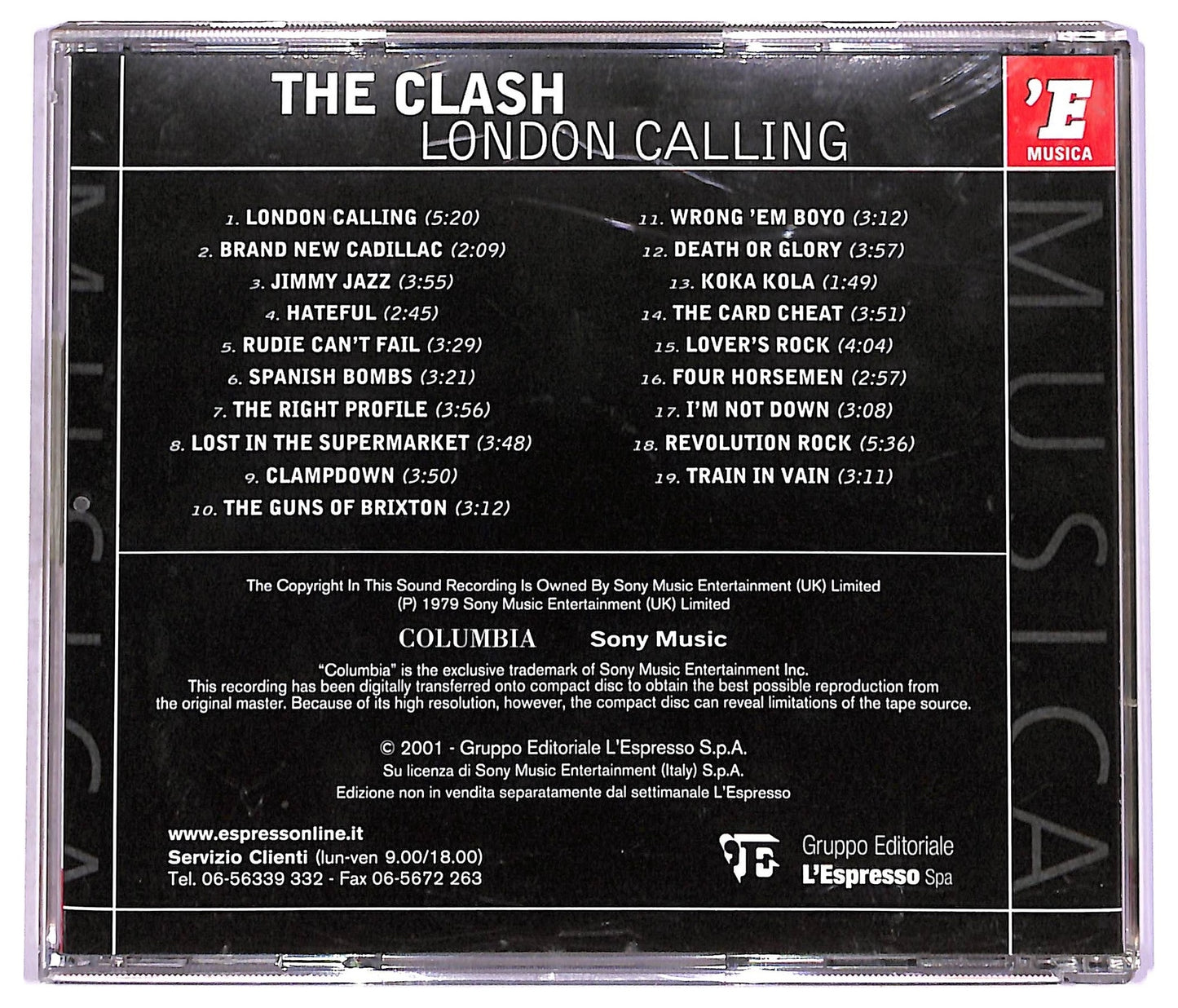 EBOND The Clash - London Calling EDITORIALE CD CD081057