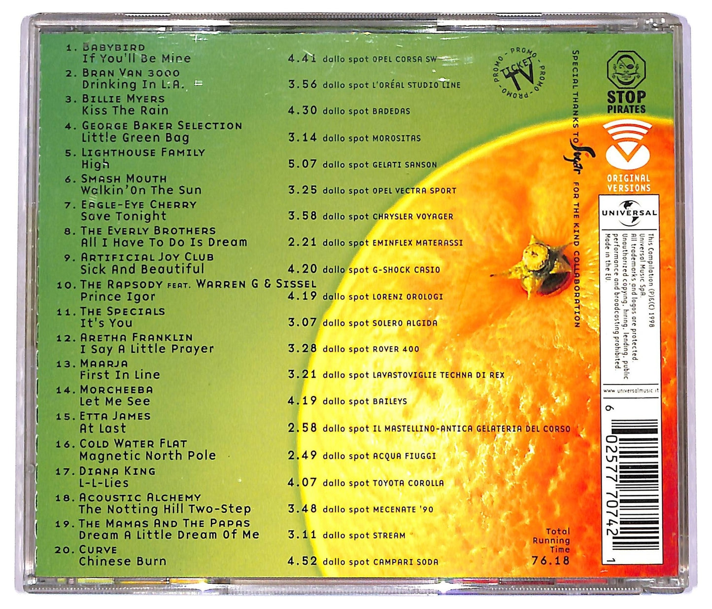 EBOND Various - Wonderful Spot COMPILATION JEWEL CASE CD CD081205