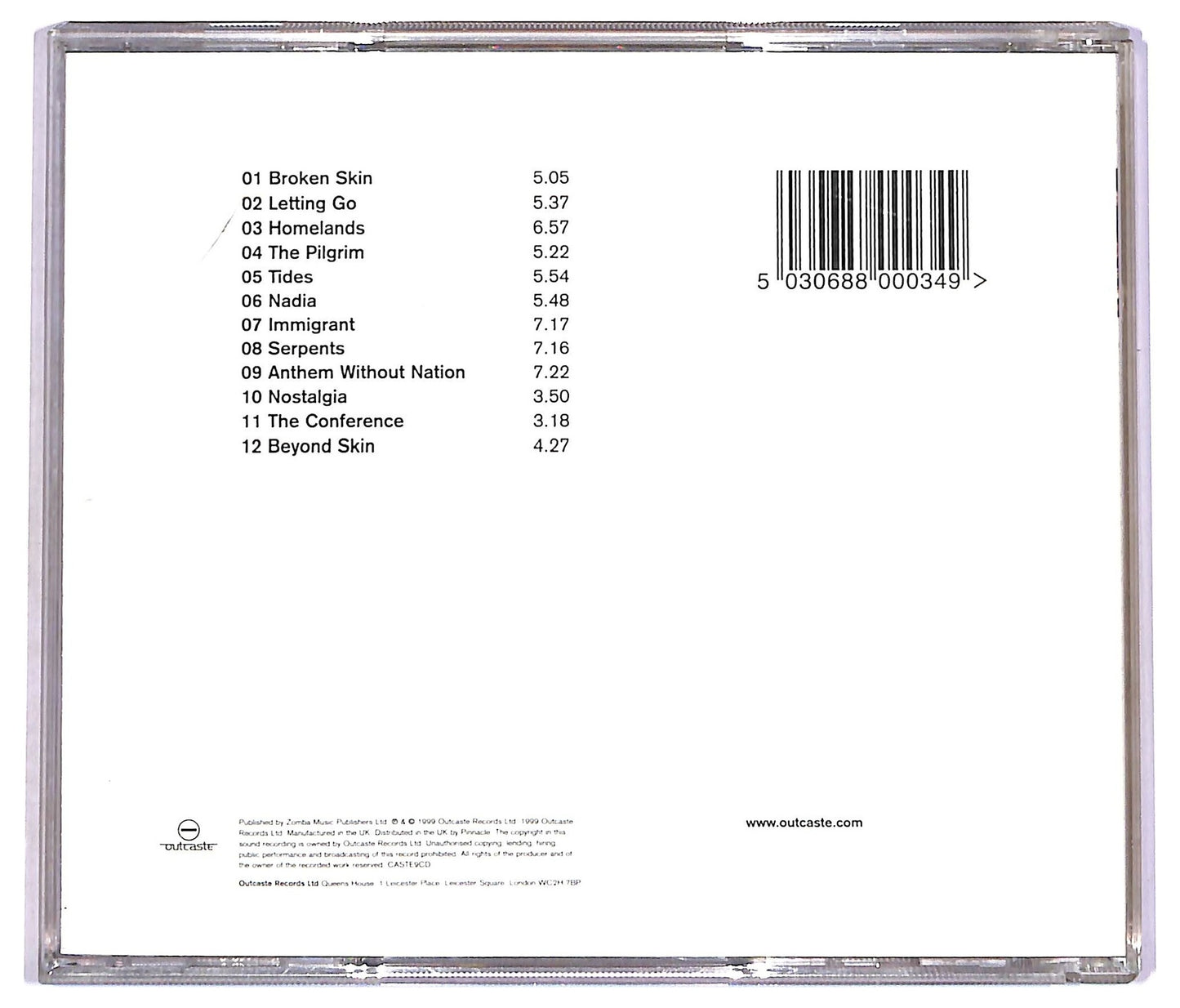 EBOND Nitin Sawhney - Beyond Skin CD CD081235