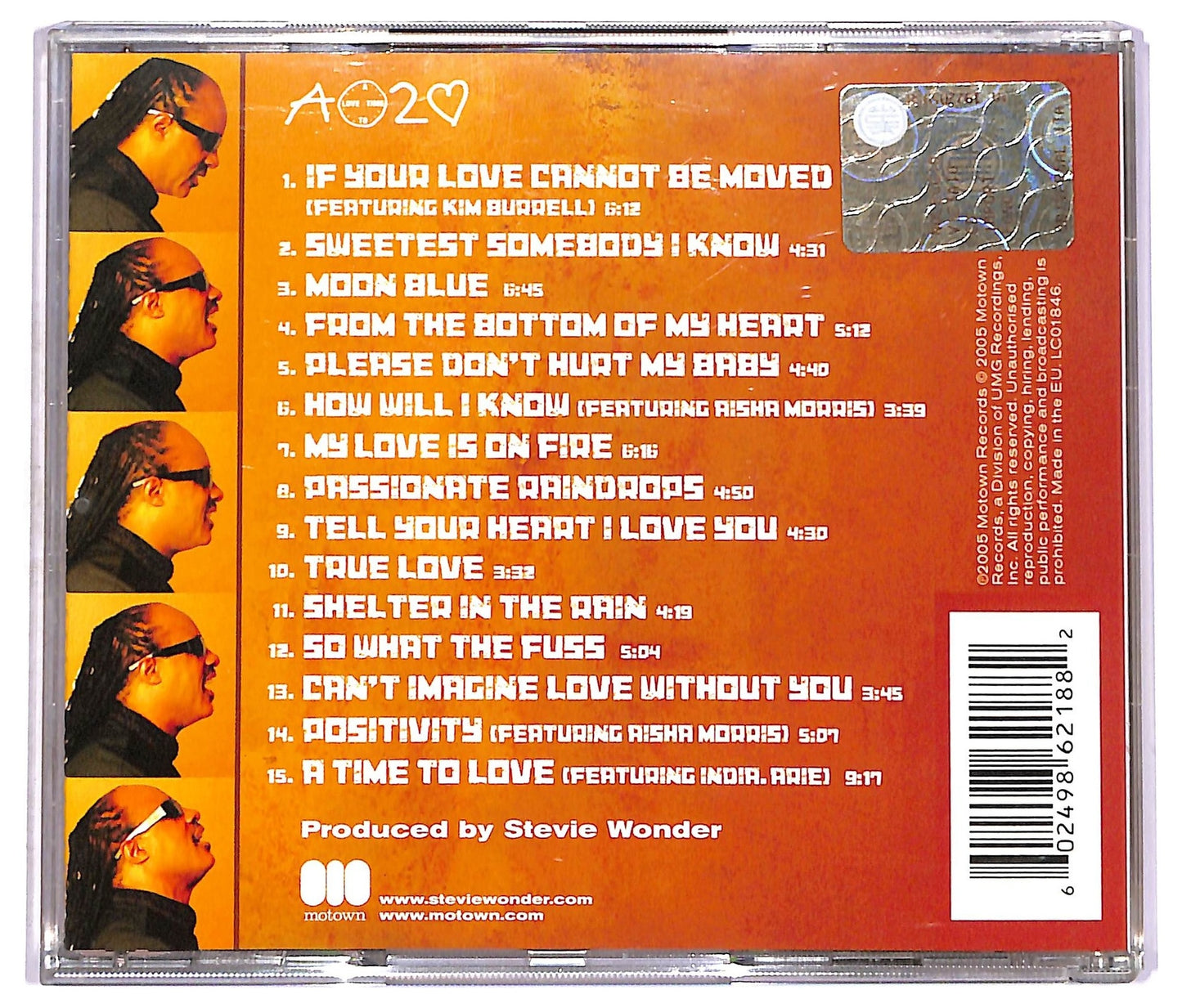 EBOND Stevie Wonder - A Time To Love CD CD081501
