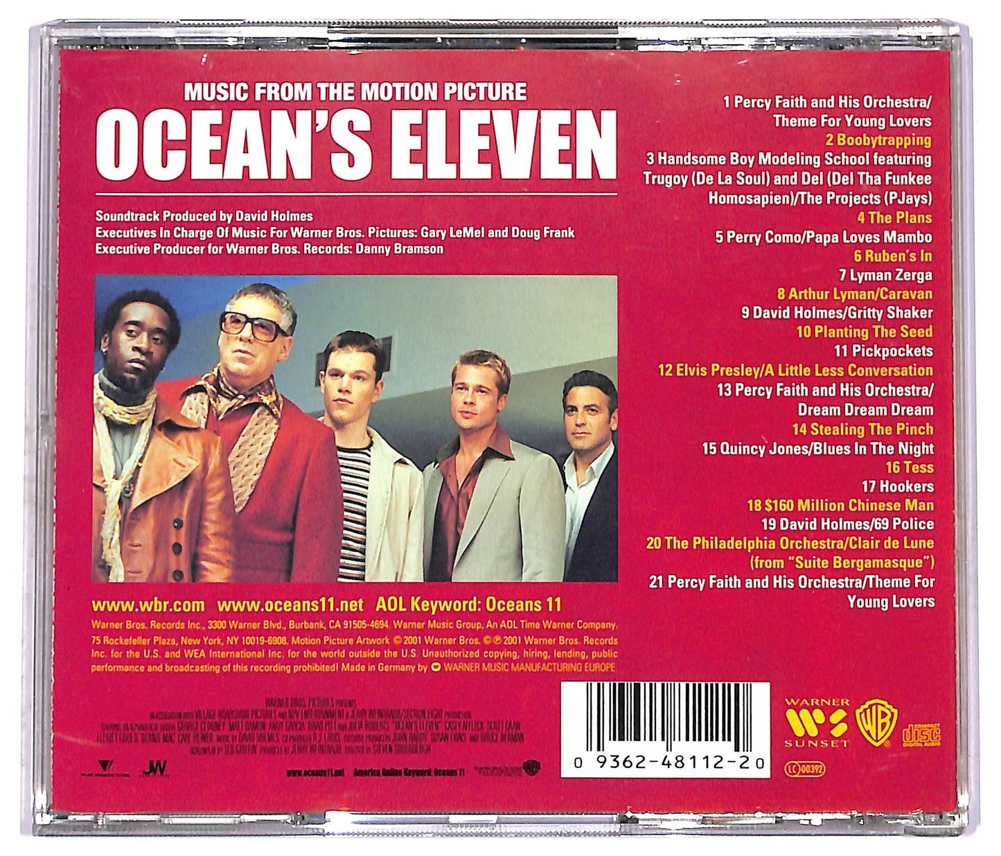 EBOND Various - Music From The Motion Picture Ocean's Eleven CD CD081526
