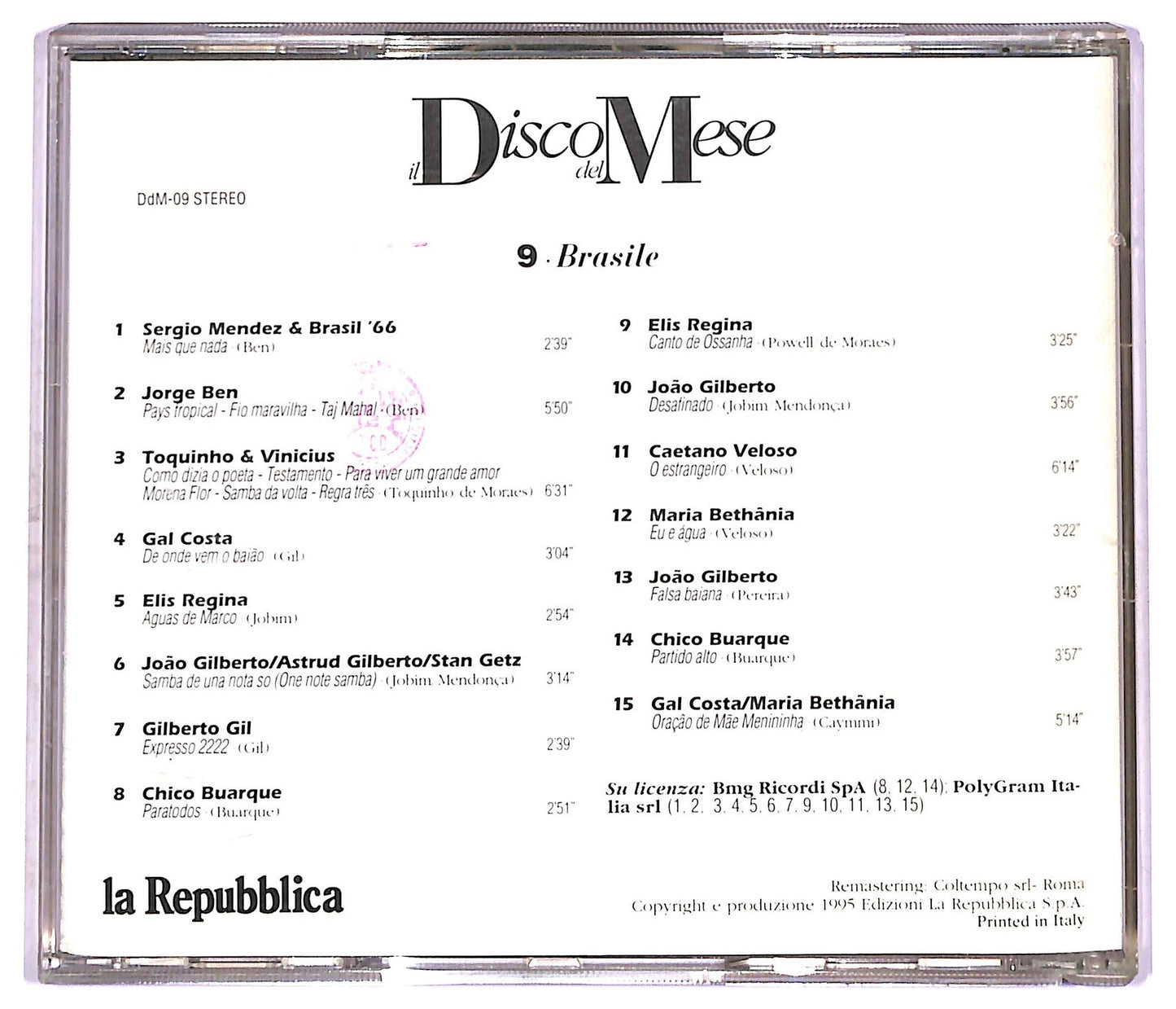 EBOND Il Disco Del Mese - Brasile Editoriale CD CD081657