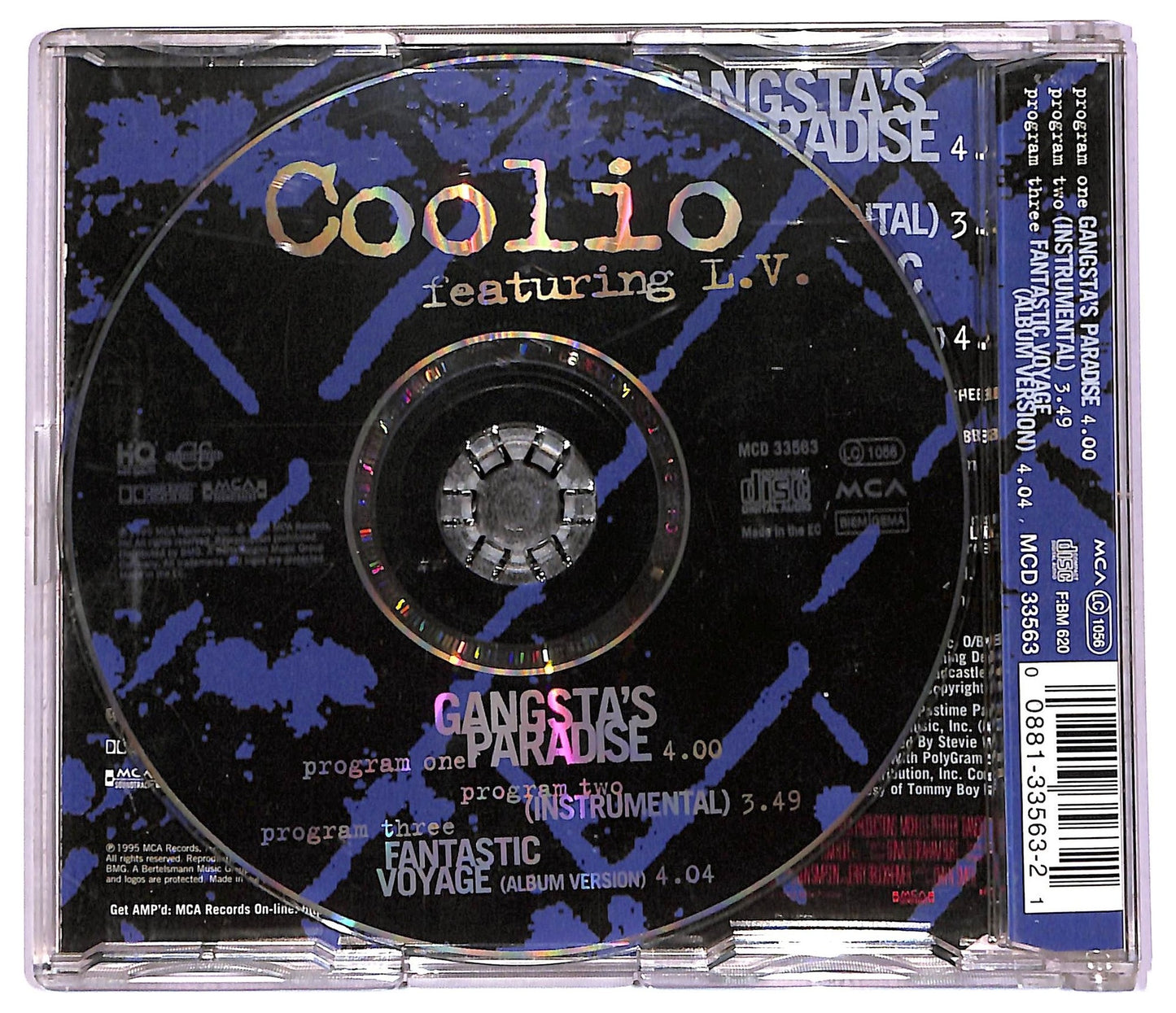 EBOND Coolio Featuring L.V. - Gangsta's Paradise CD CD081717