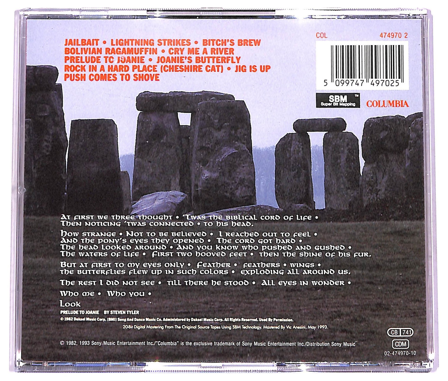 EBOND Aerosmith - Rock In A Hard Place CD CD081859