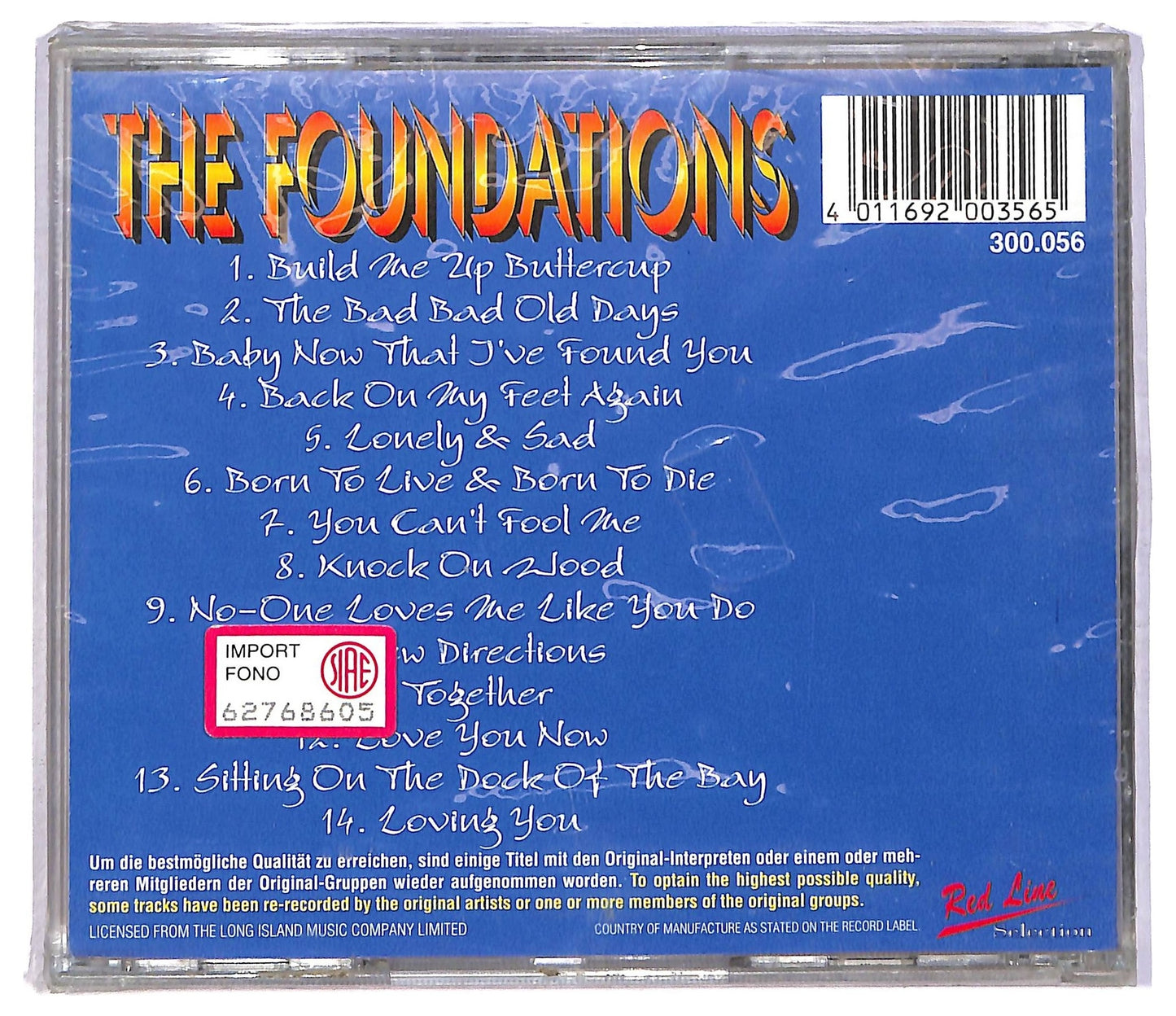 EBOND The Foundations - Greatest Hits CD CD082721