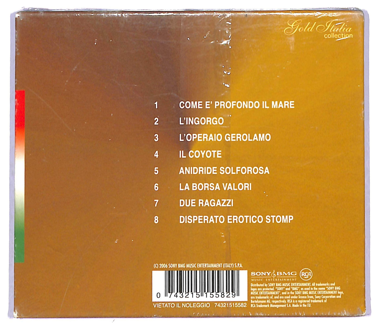 EBOND Lucio Dalla - Lucio Dalla CD CD082825