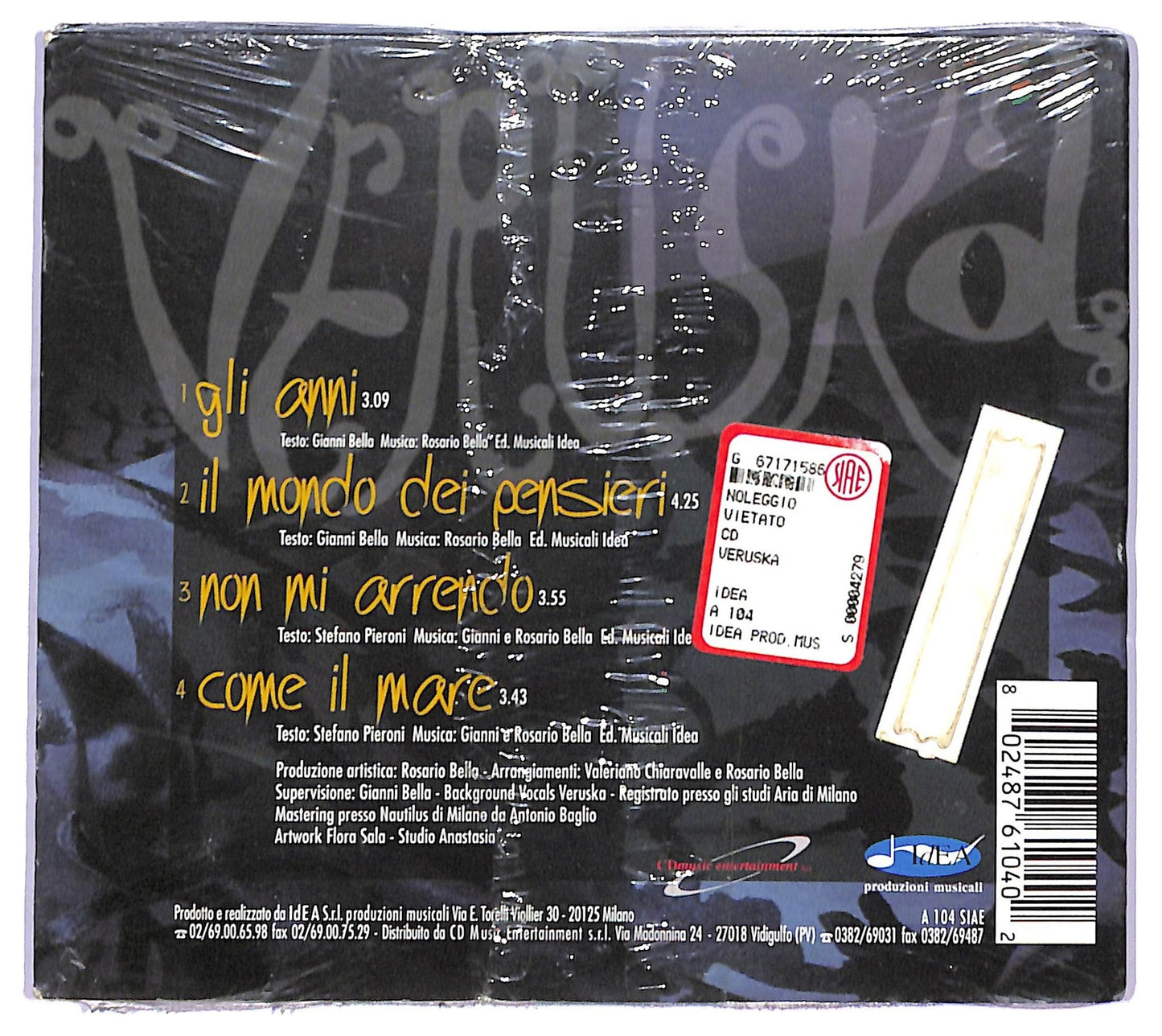 EBOND Veruska - VeruskaDigipack CD CD082826