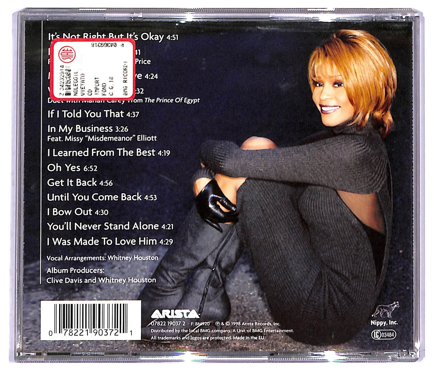 EBOND Whitney Houston - My Love Is Your Love CD CD082919