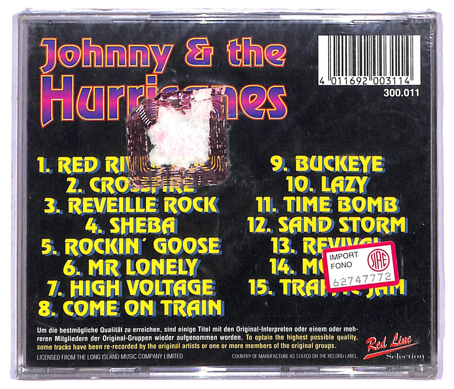 EBOND Johnny And The Hurricanes - Red River Rock CD CD083058