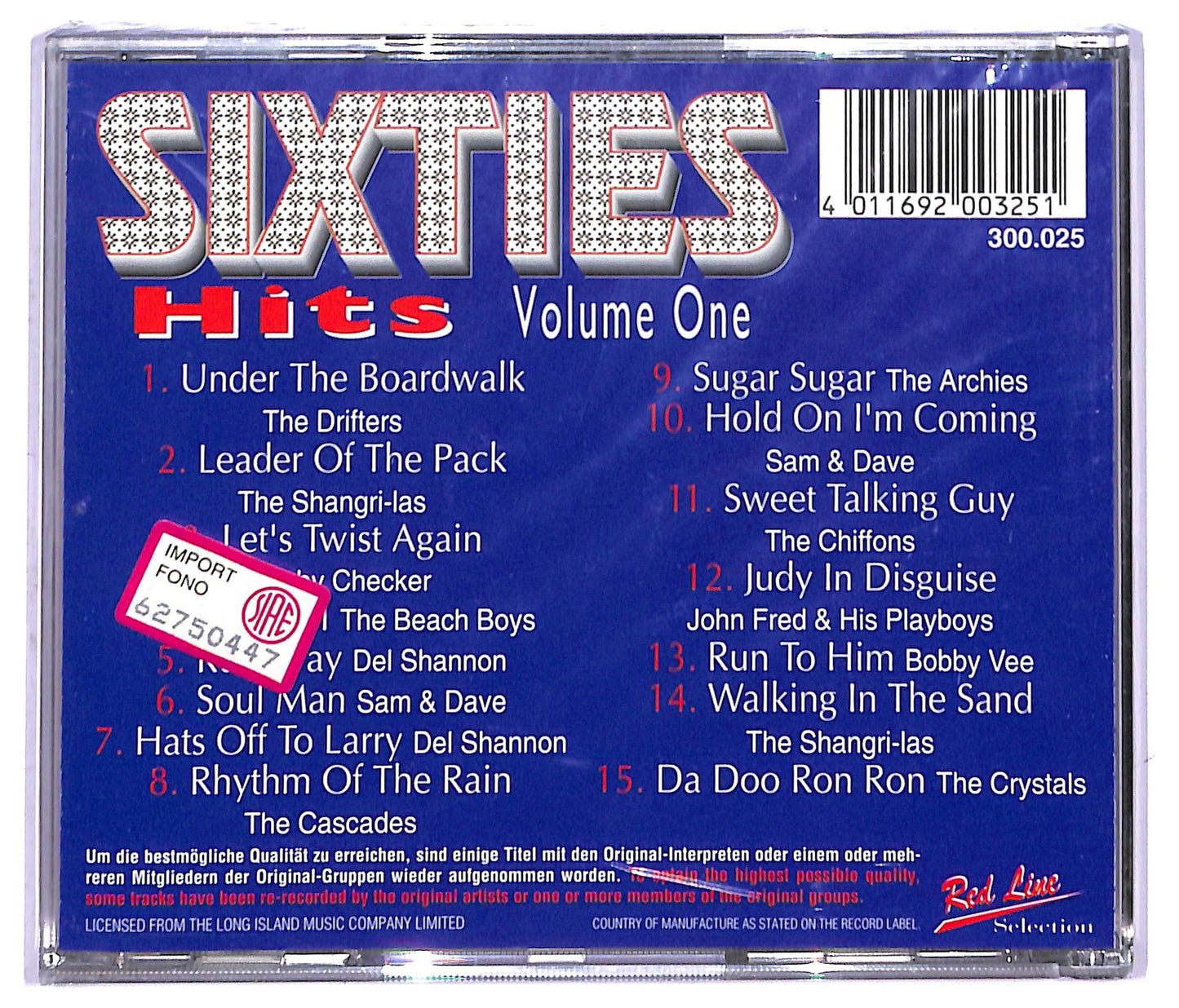 EBOND Sixties Hits Volume One CD CD083239