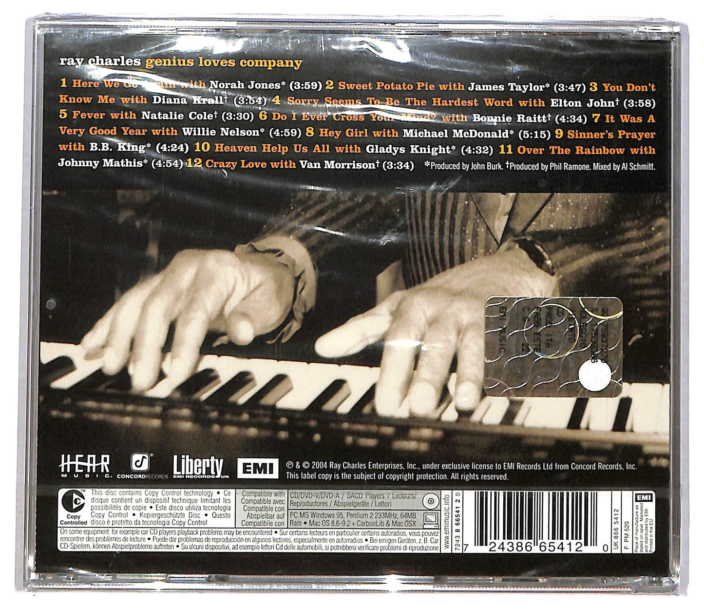 EBOND Ray Charles - Genius Loves Company CD CD083315