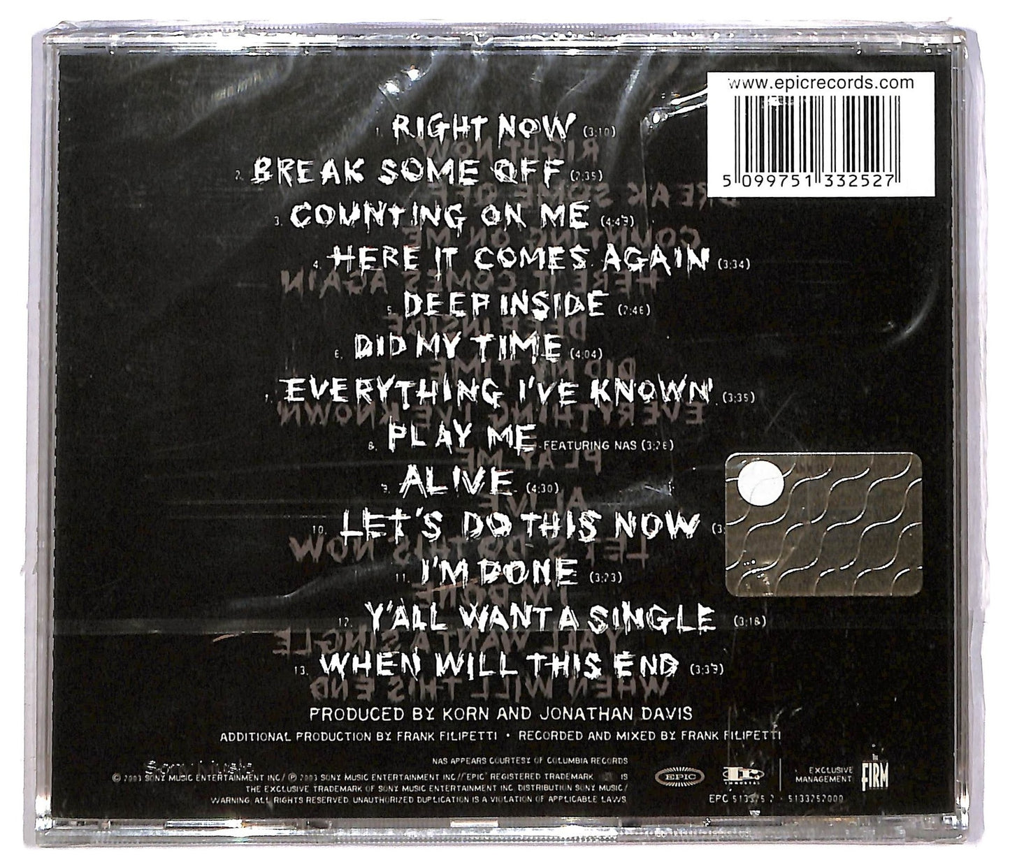 EBOND Korn - Take A Look In The Mirror CD CD083343