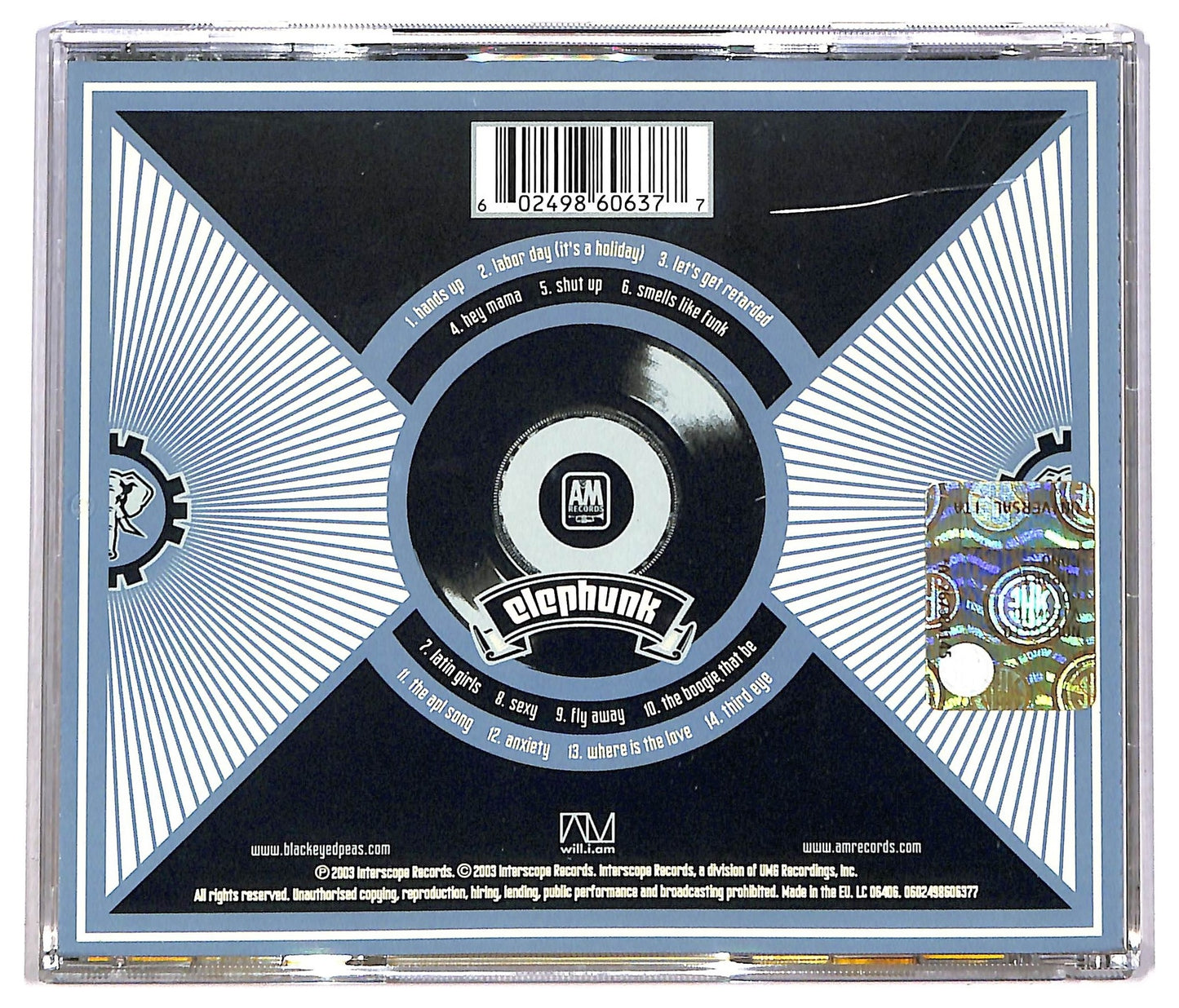 EBOND The Black Eyed Peas - Elephunk CD CD083345