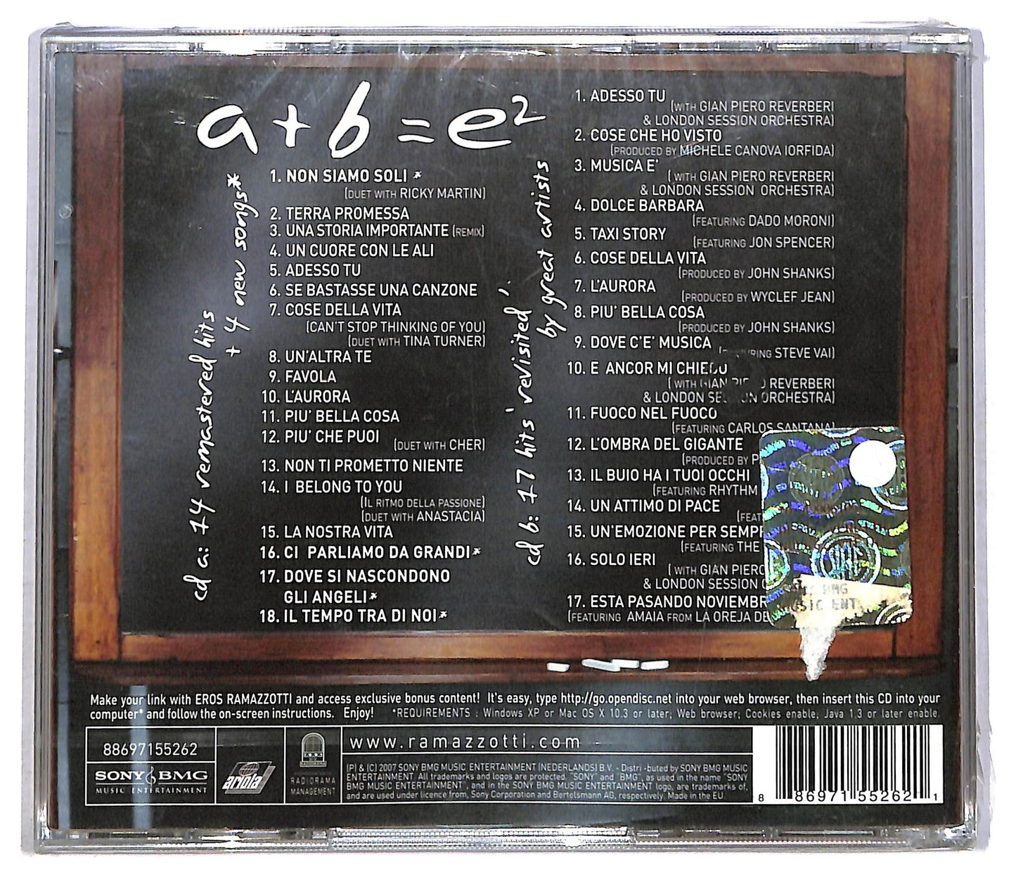 EBOND Eros Ramazzotti - E, CD CD083505