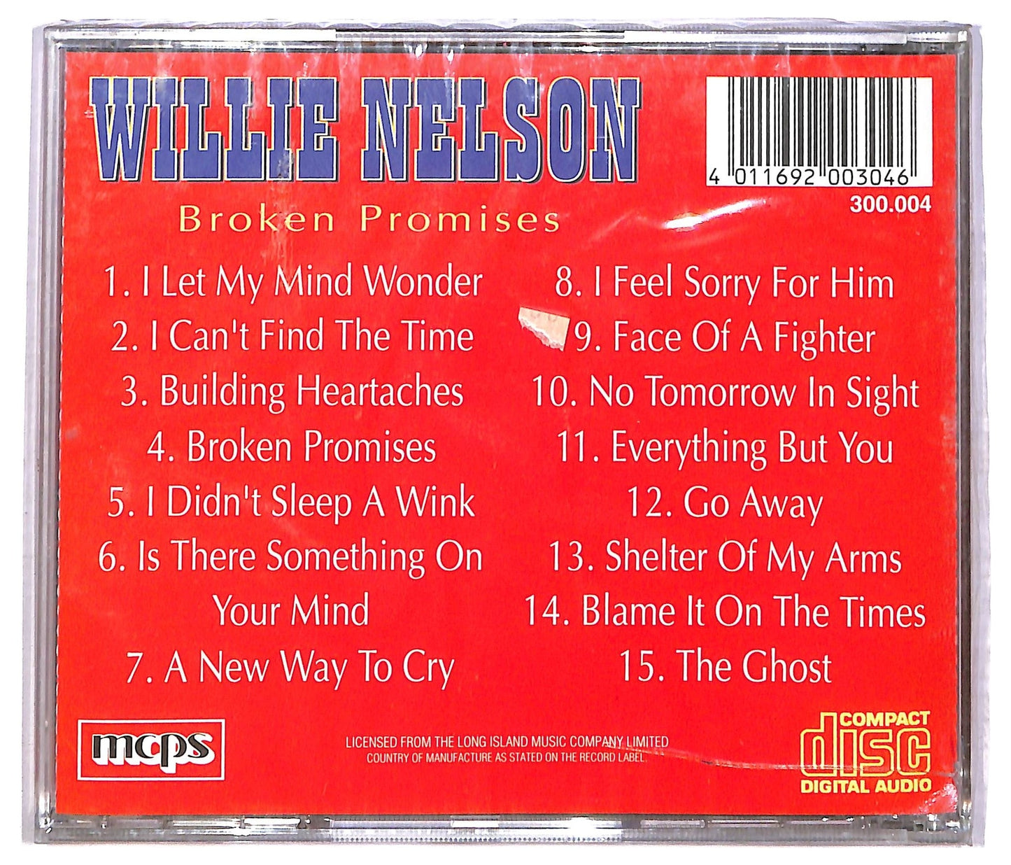 EBOND Willie Nelson - Broken Promises CD CD083538