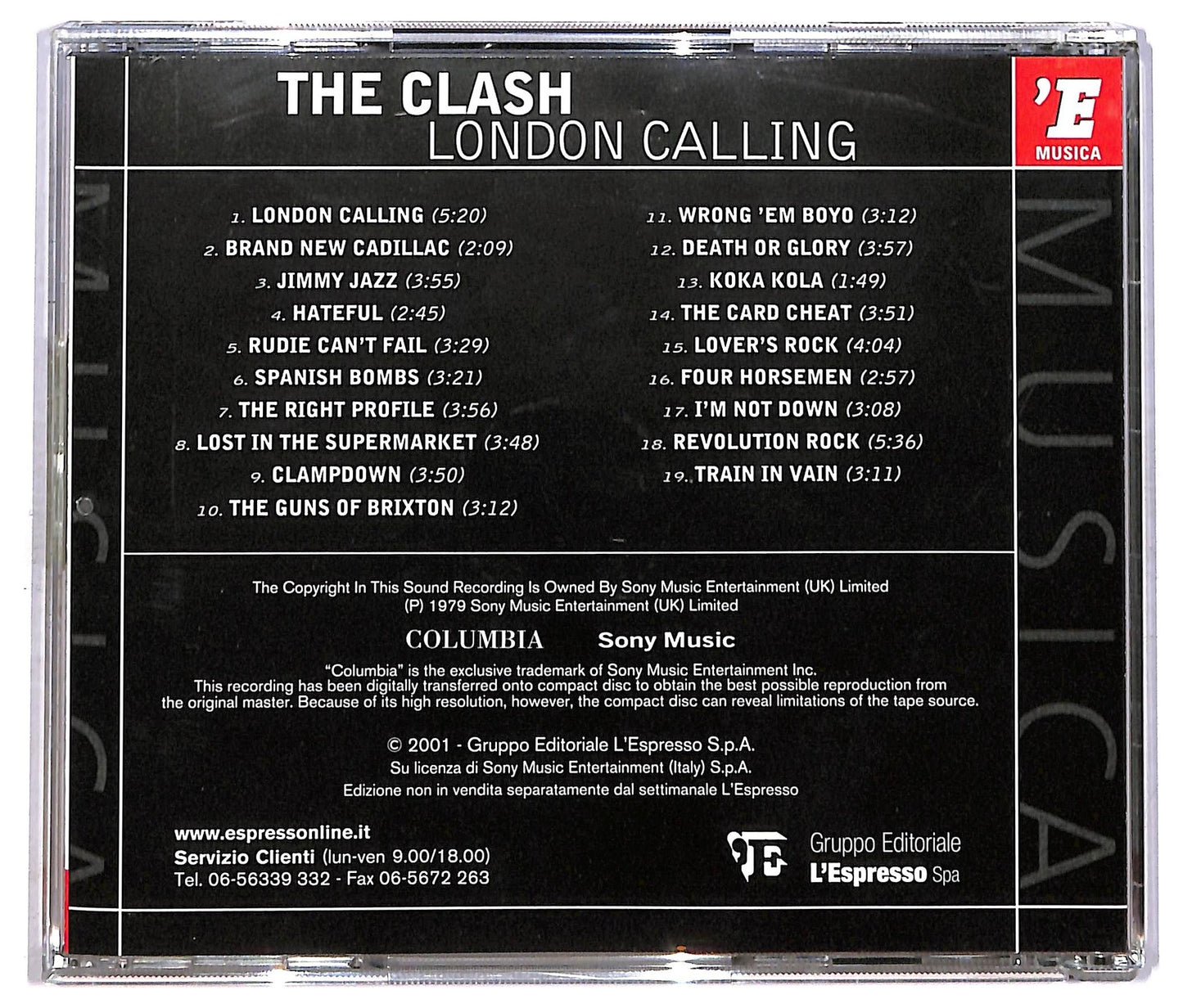 EBOND The Clash - London Calling EDITORIALE CD CD083557