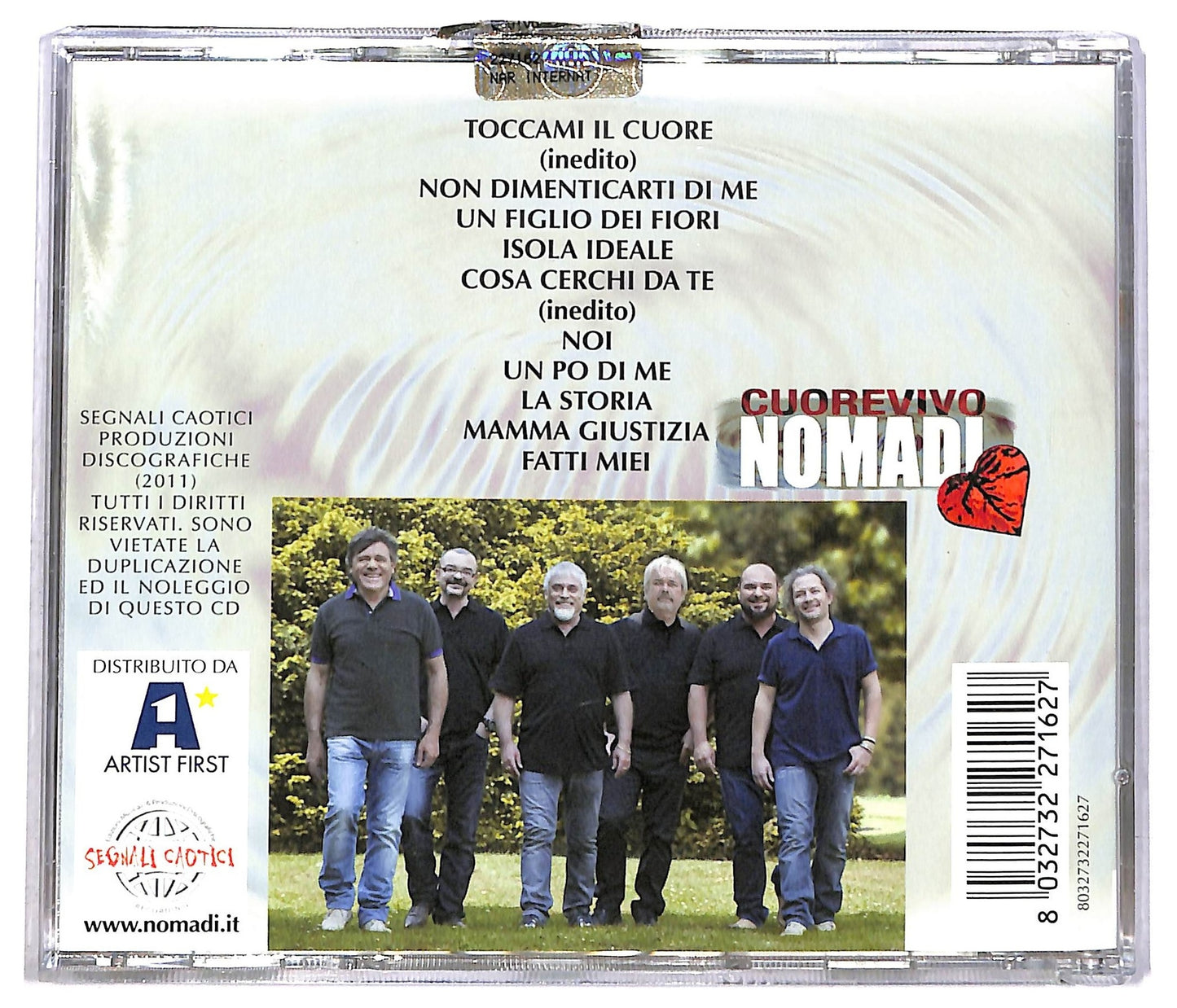 EBOND Nomadi - Cuorevivo CD CD083641