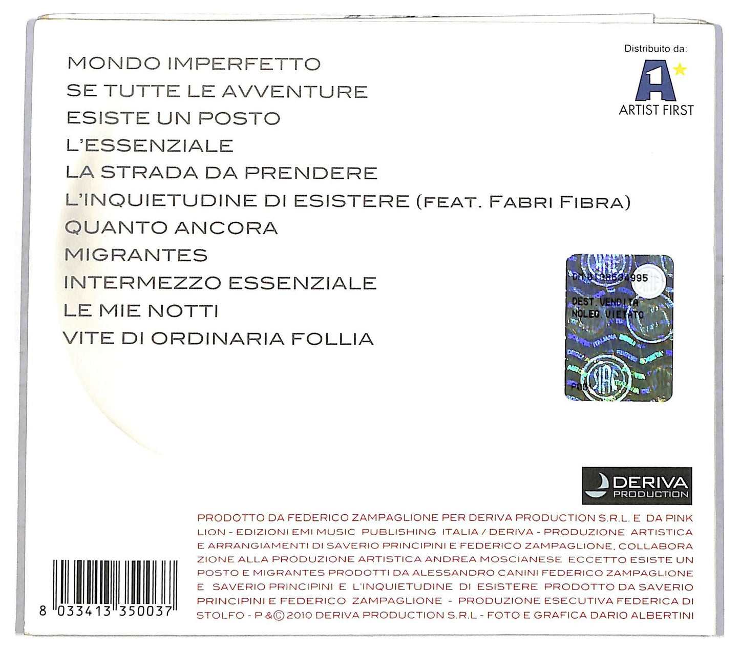 EBOND Tiromancino - L'Essenziale CD CD083836
