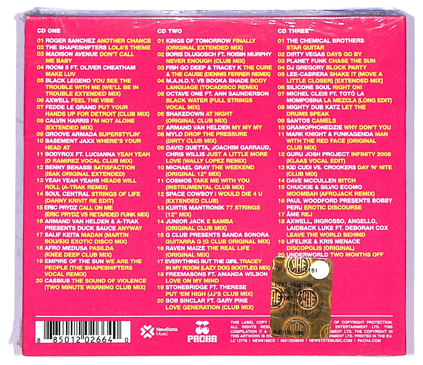 EBOND Various - Pacha Ibiza - The House Collection 2000-2009 (3cd) CD083942