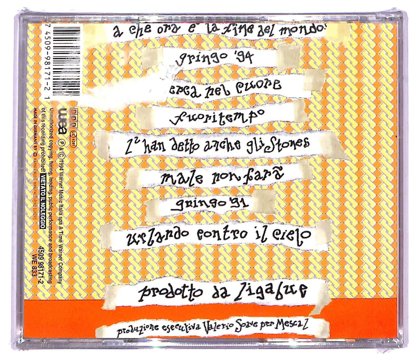 EBOND Ligabue - A Che Ora E La Fine Del Mondo? CD CD083943