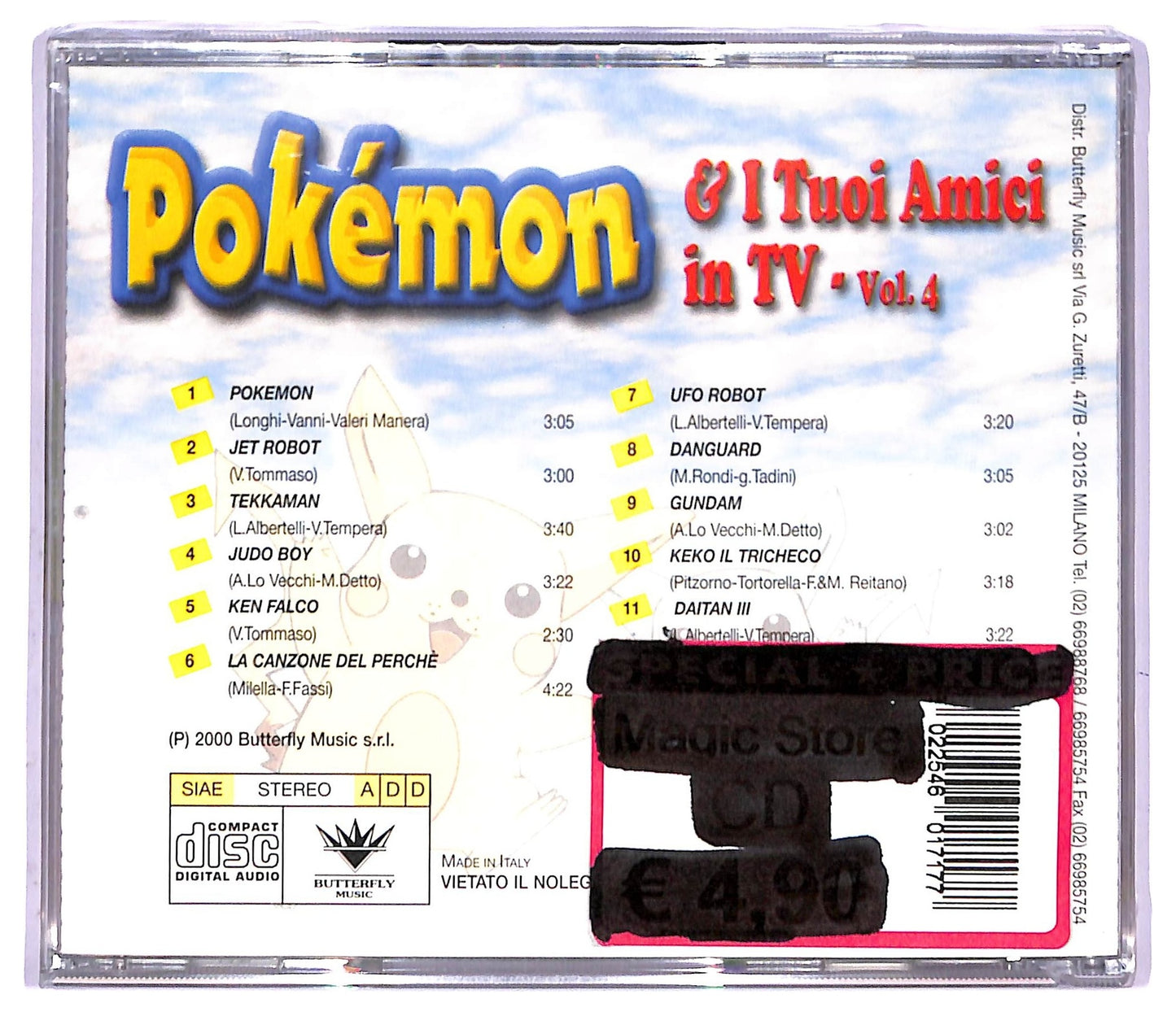 EBOND Pokemon & I Tuoi Amici In TV Vol. 4 CD CD083947